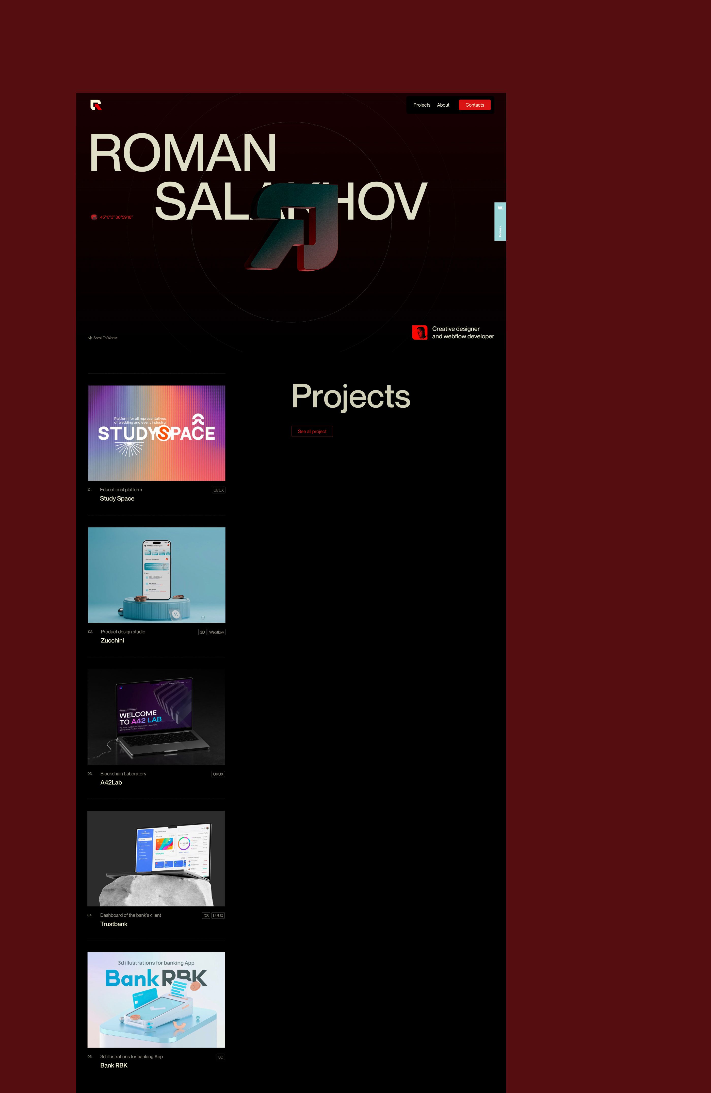 Roman Salakhov - Creative designer portfolio — Изображение №3 — Интерфейсы, 3D на Dprofile