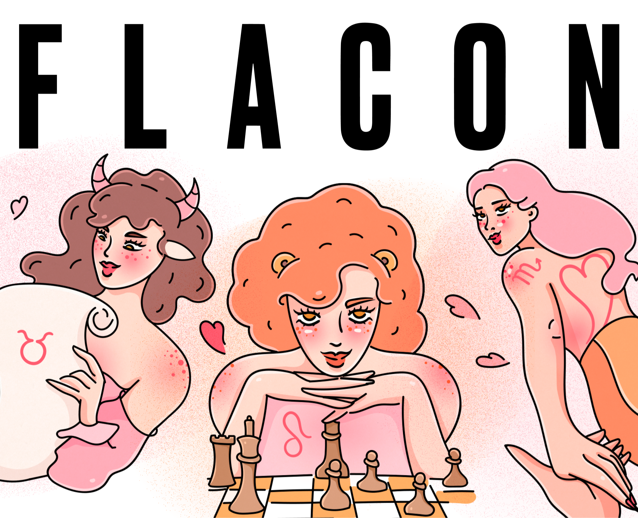 FLACON. Иллюстрации для журнала — Иллюстрация, Маркетинг на Dprofile