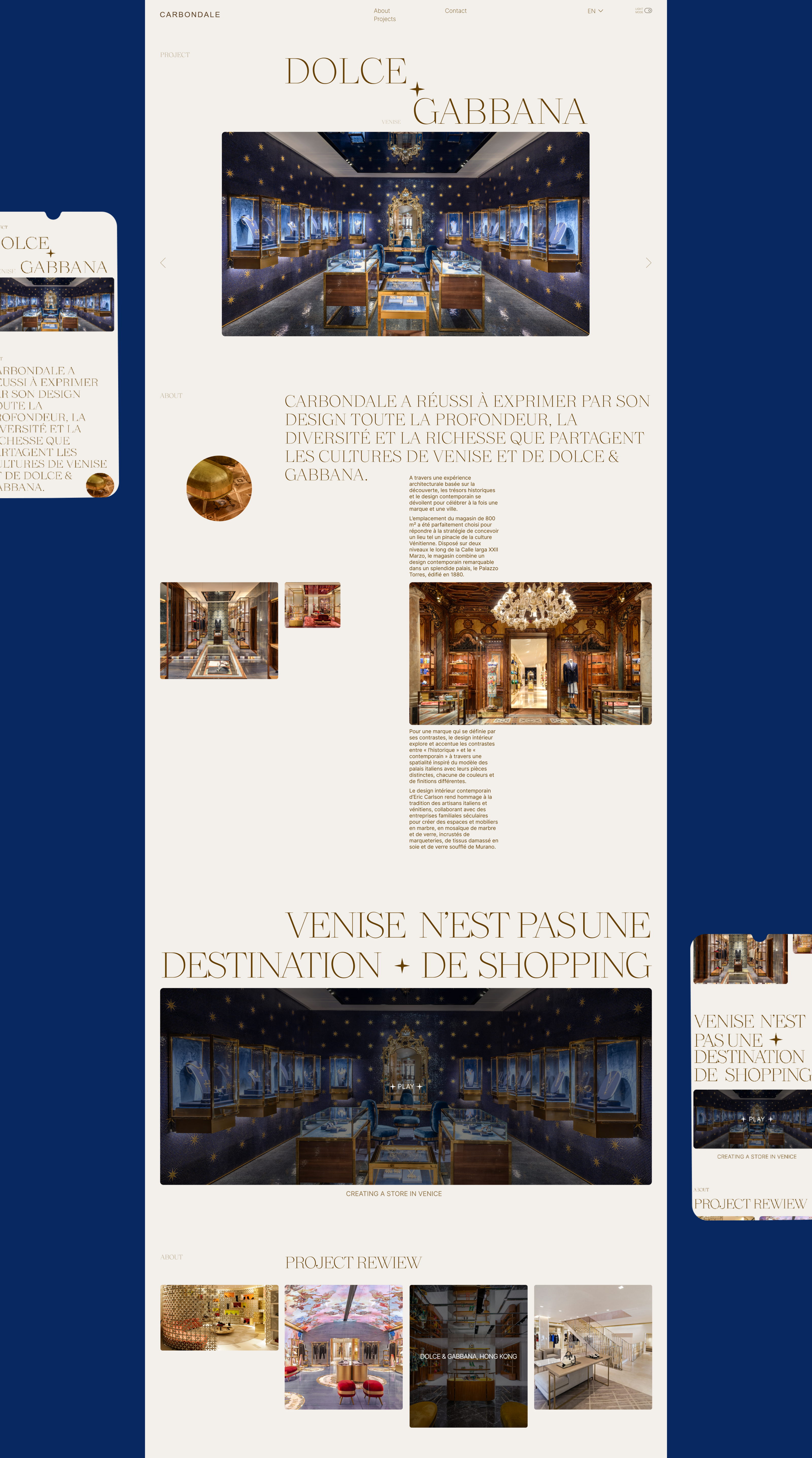 Architecture agency | Carbondale | Redesign — Изображение №9 — Интерфейсы, Брендинг на Dprofile