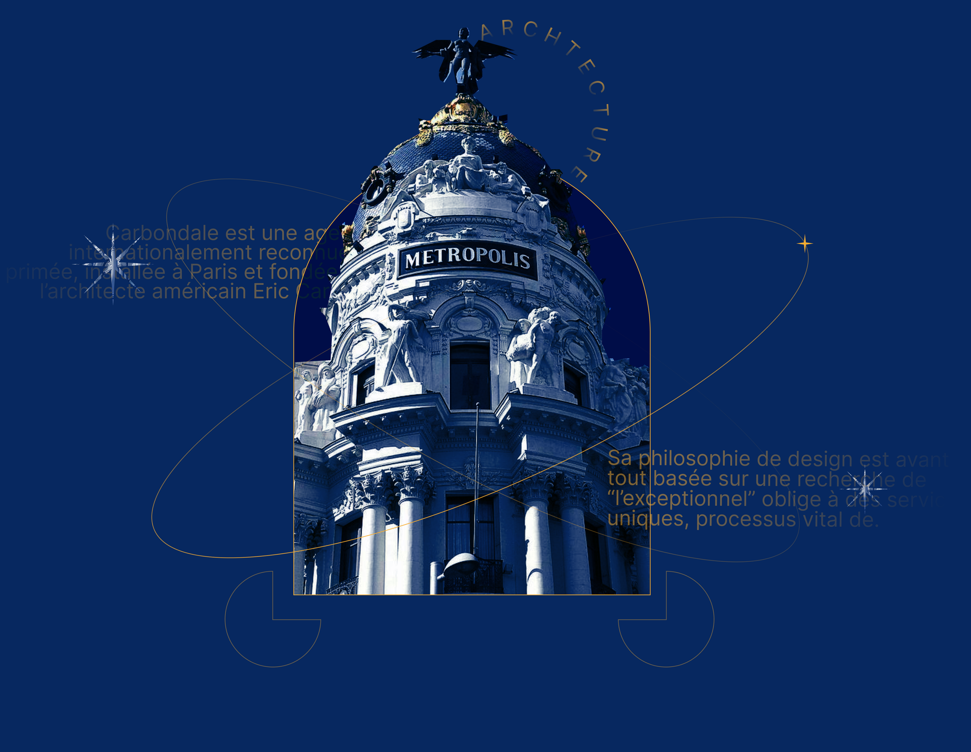 Architecture agency | Carbondale | Redesign — Изображение №8 — Интерфейсы, Брендинг на Dprofile