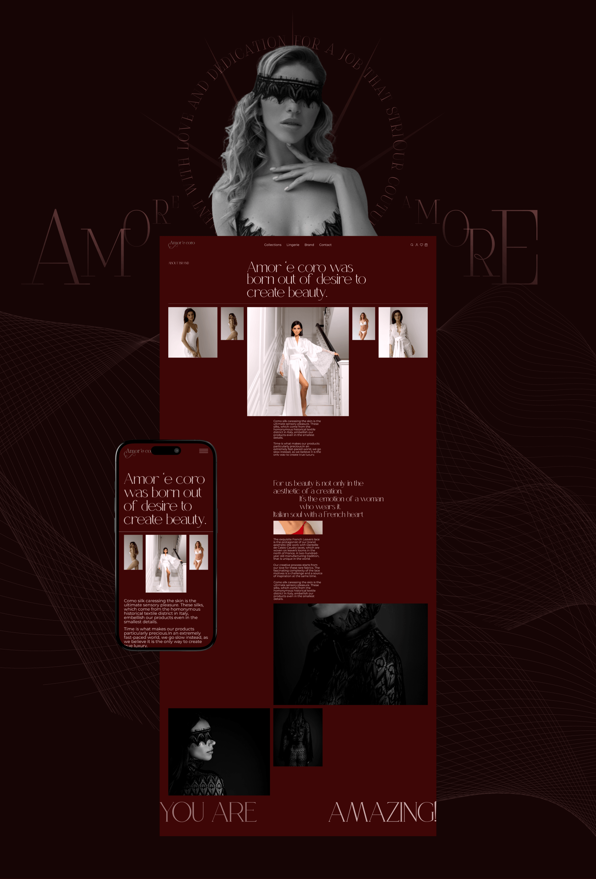 AMORE | E-commerce | Redesign — Изображение №9 — Интерфейсы, Брендинг на Dprofile