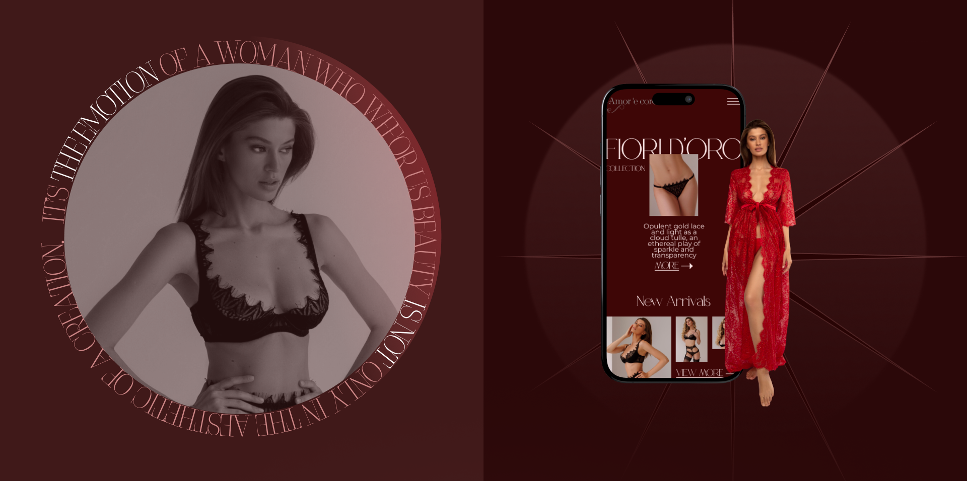 AMORE | E-commerce | Redesign — Изображение №3 — Интерфейсы, Брендинг на Dprofile