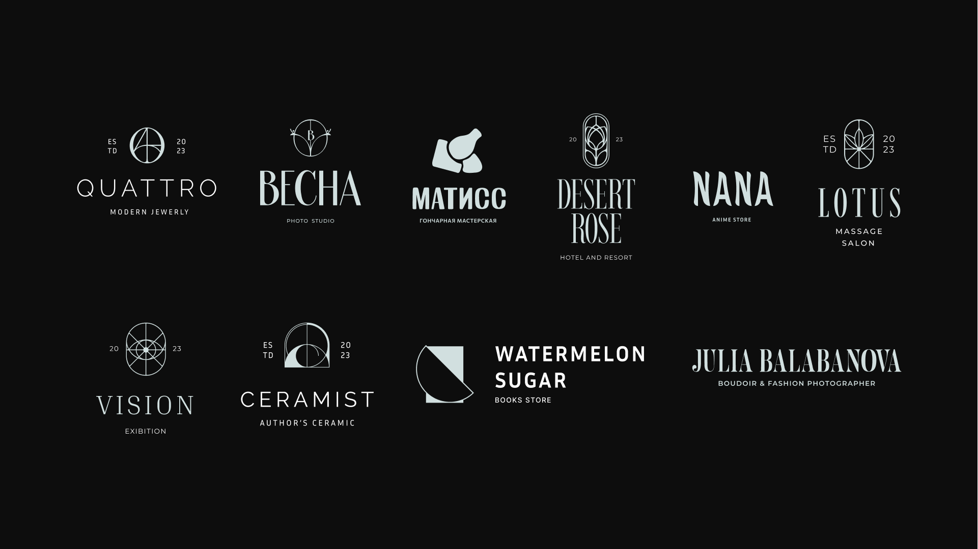 Logofolio 2023 — Изображение №13 — Брендинг на Dprofile