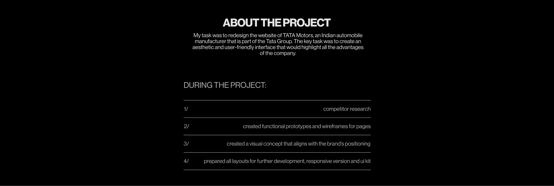 TATA  Motors | сorporate website redesign — Изображение №2 — Интерфейсы на Dprofile