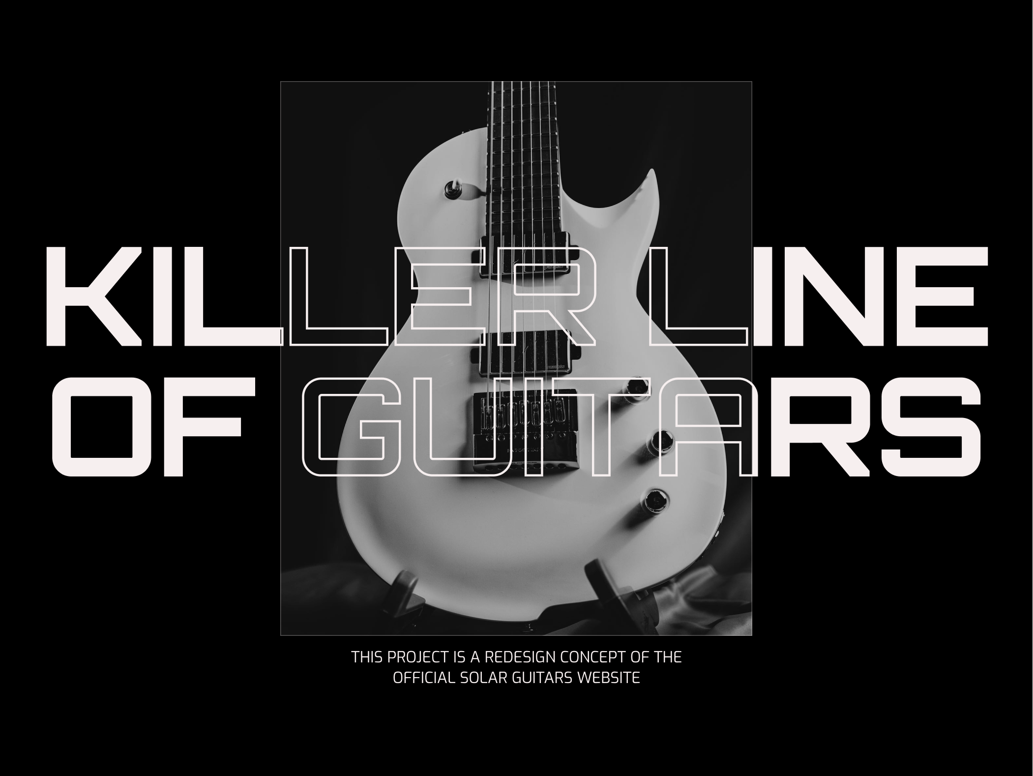 SOLAR GUITARS [website redesign] — Изображение №1 — Интерфейсы на Dprofile