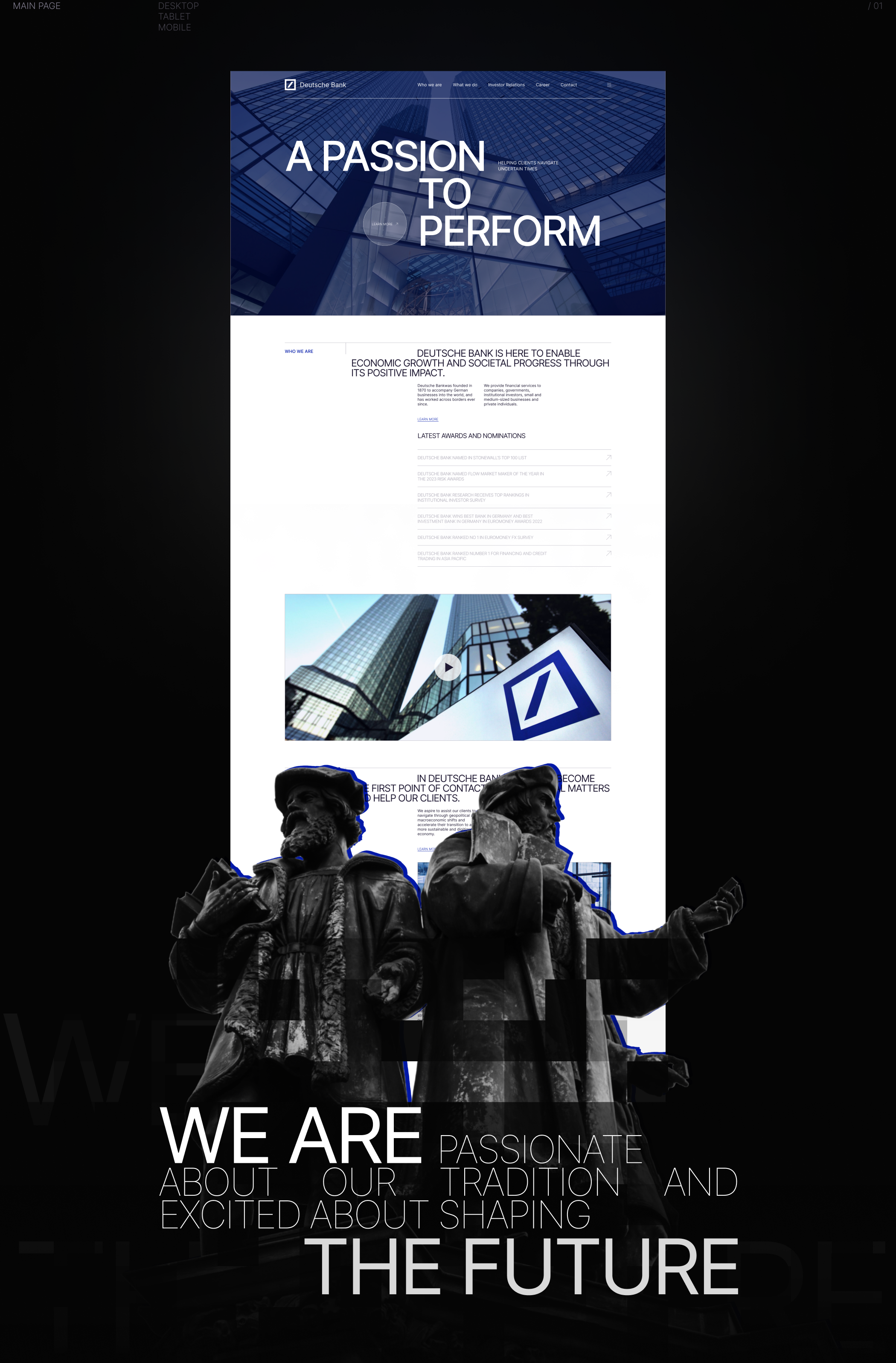 Deutsche Bank [corporate redesign] — Изображение №2 — Интерфейсы, Брендинг на Dprofile