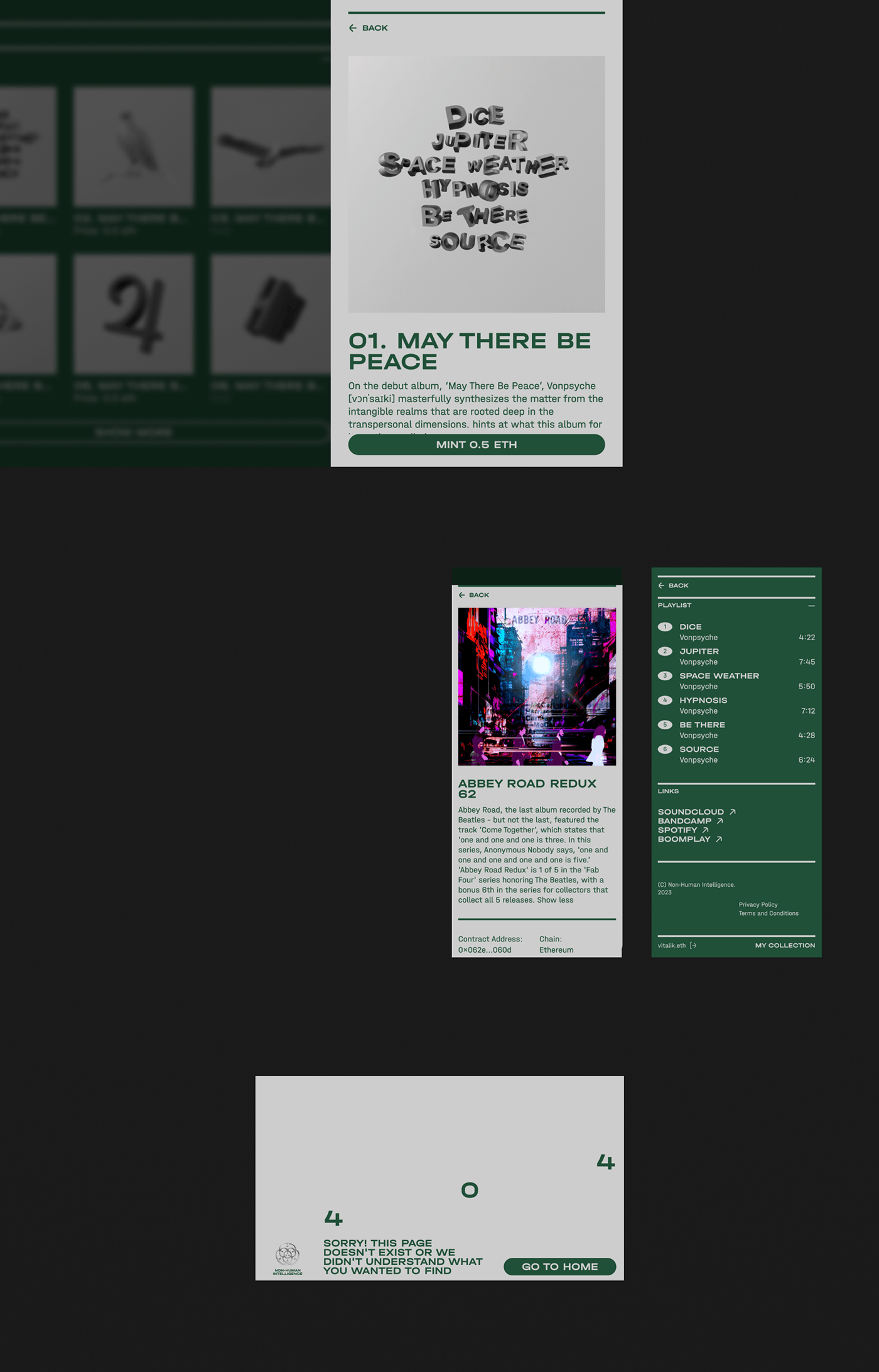 Non-Human Intelligence. Logo and website — Изображение №12 — Интерфейсы, Брендинг на Dprofile