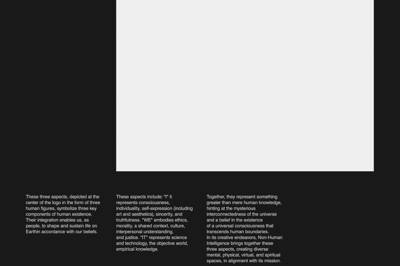 Non-Human Intelligence. Logo and website — Изображение №2 — Интерфейсы, Брендинг на Dprofile