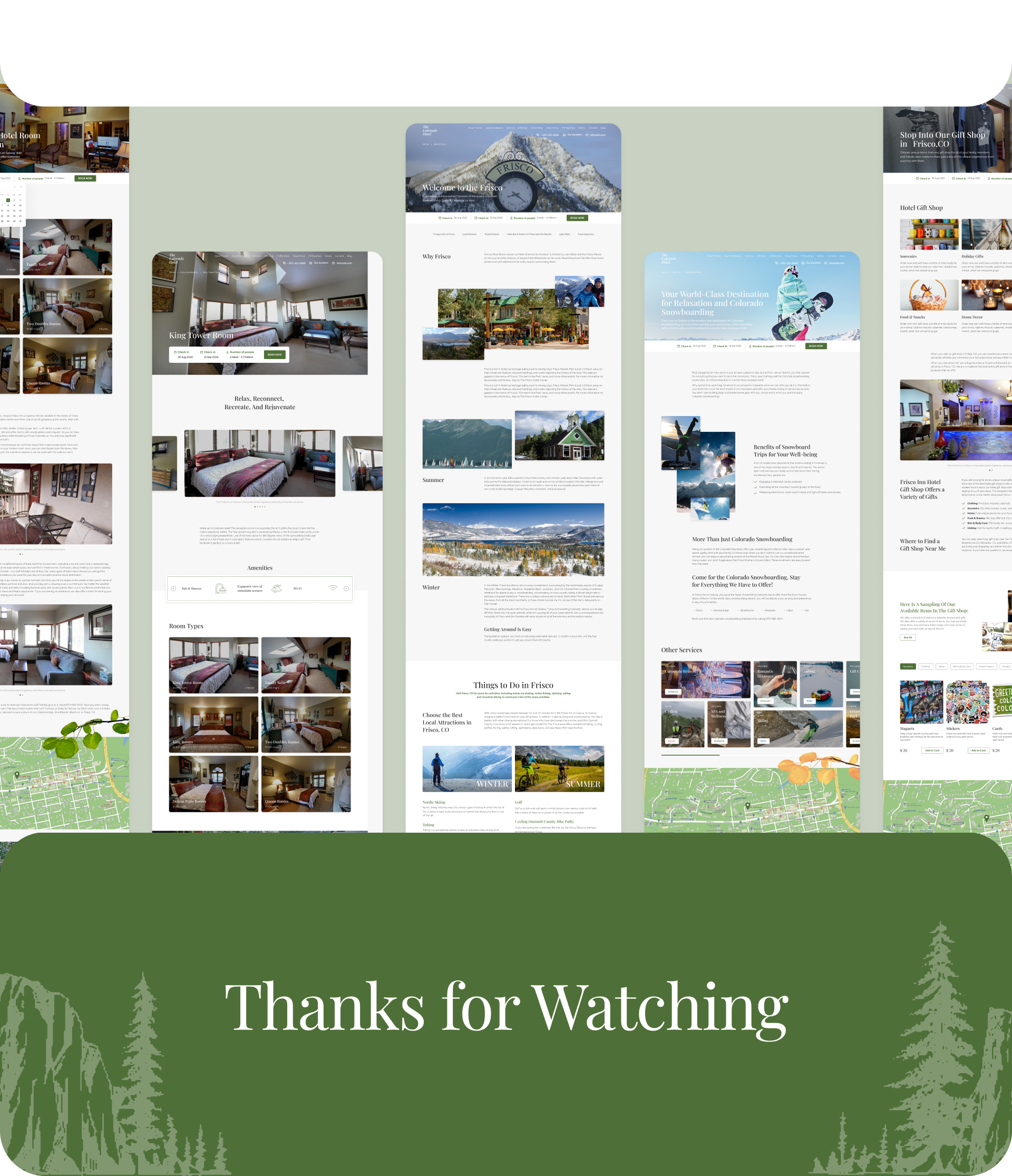 Hotel in Colorado — Изображение №6 — Интерфейсы на Dprofile