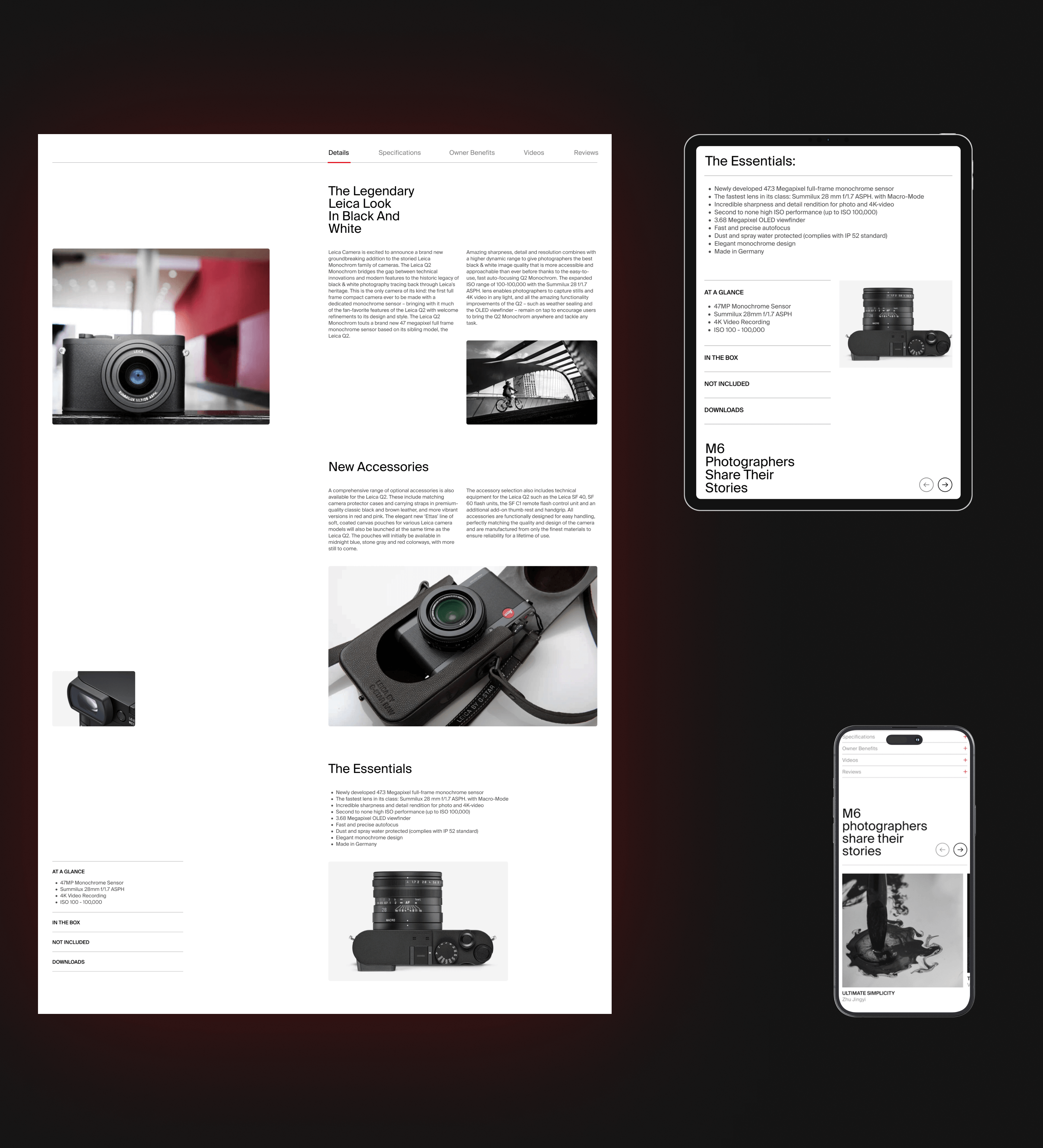 Leica Camera AG — Изображение №7 — Интерфейсы, Брендинг на Dprofile