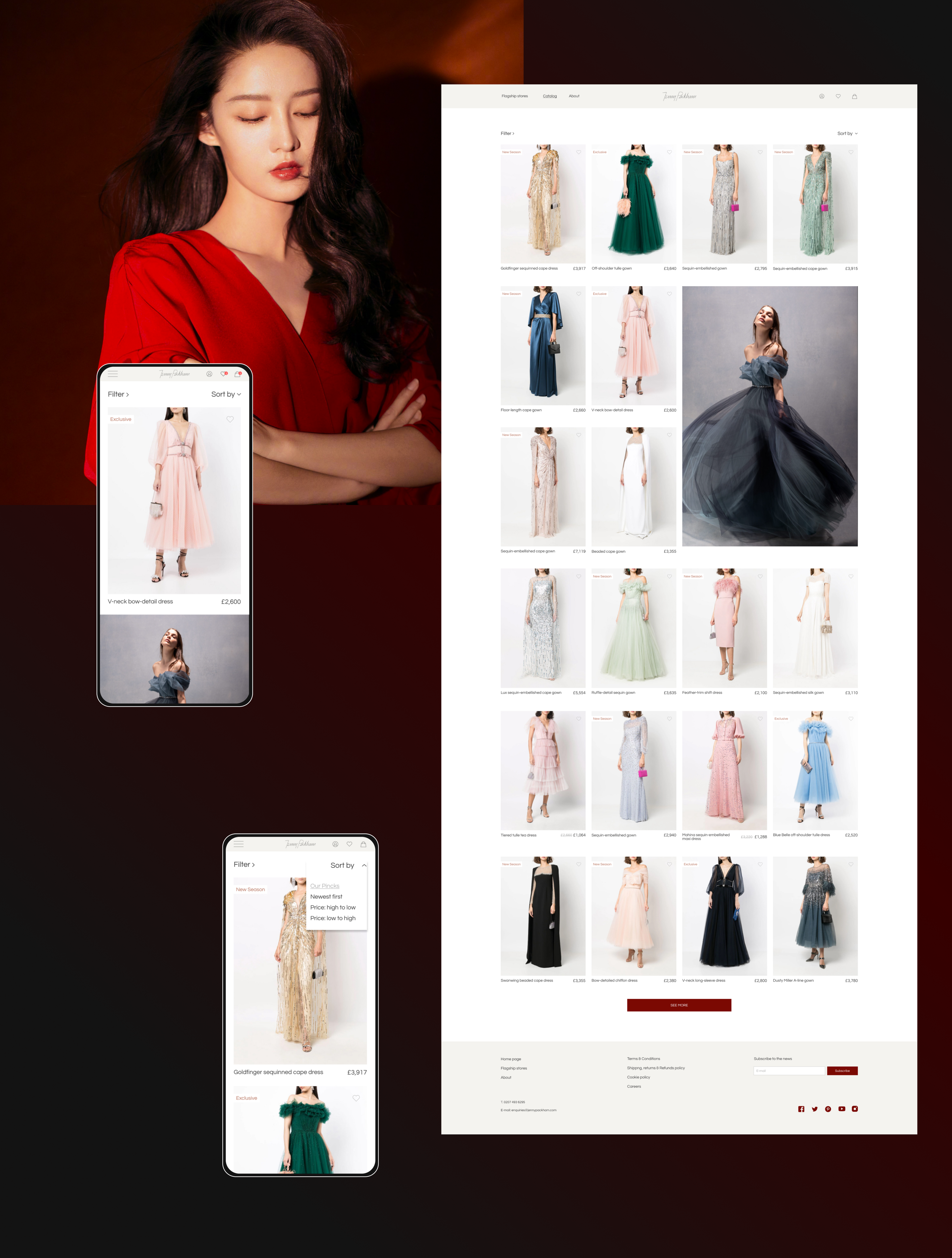 JENNY PACKHAM | REDESIGN — Изображение №4 — Интерфейсы на Dprofile