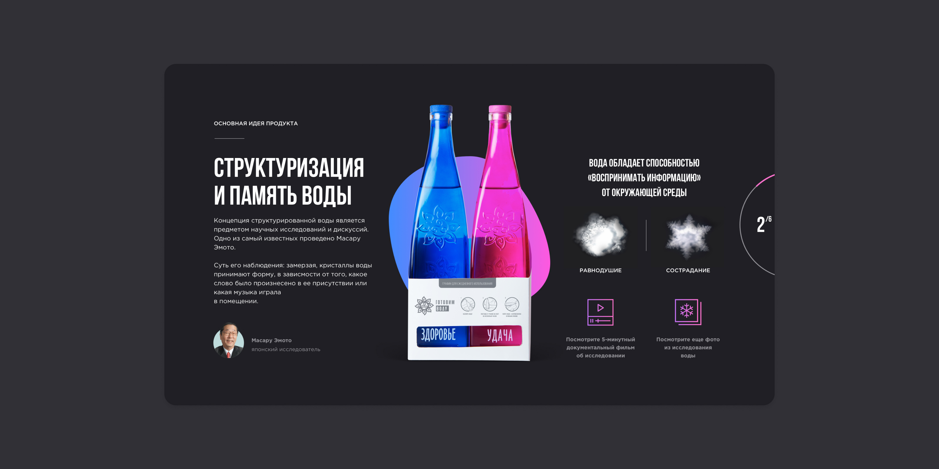 Prepare the Water Landing Page — Изображение №2 — Интерфейсы на Dprofile