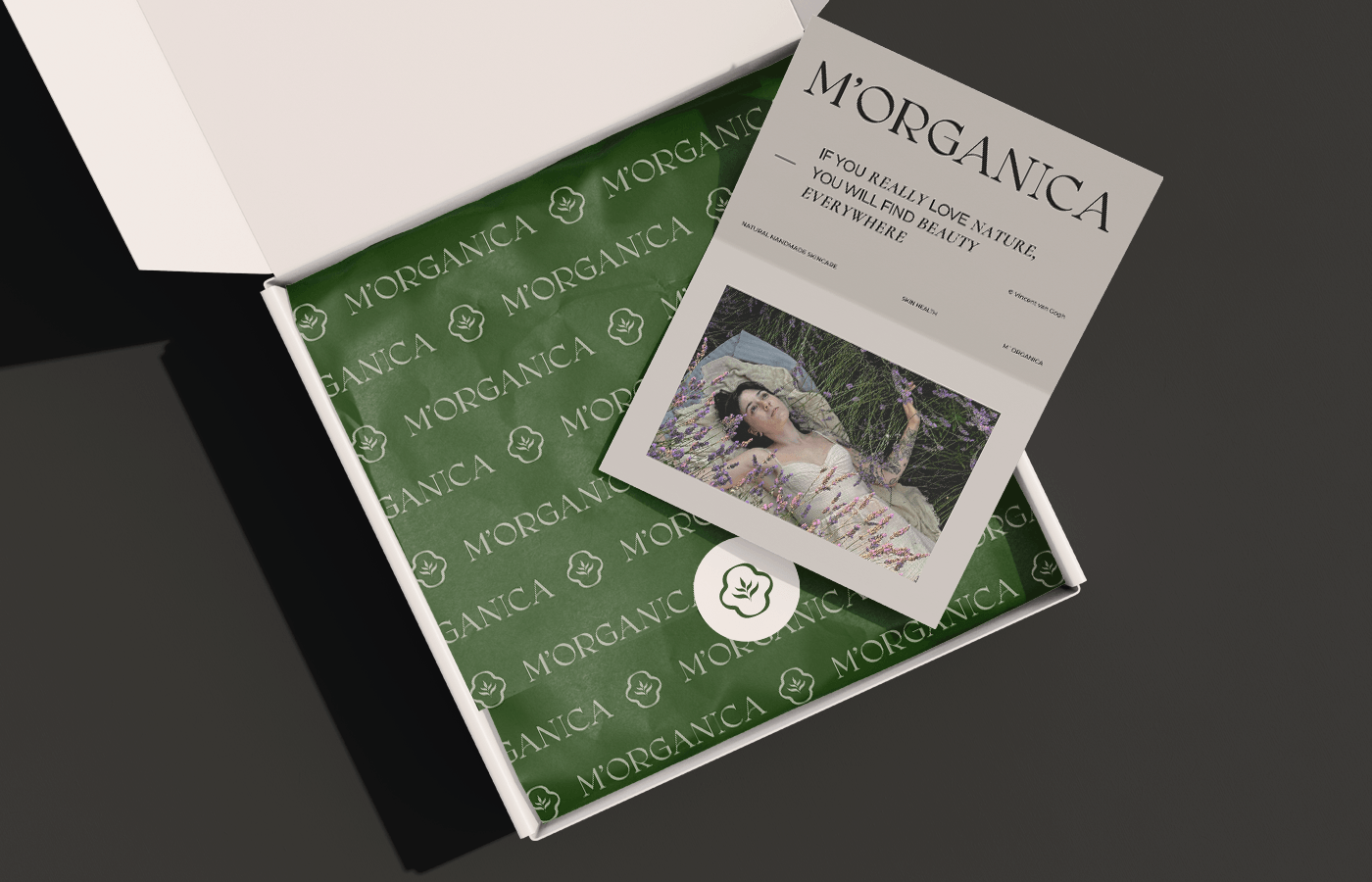 M’ORGANICA / ЛОГОТИП / ФИРМЕННЫЙ СТИЛЬ / COSMETICS BRAND — Изображение №12 — Брендинг на Dprofile