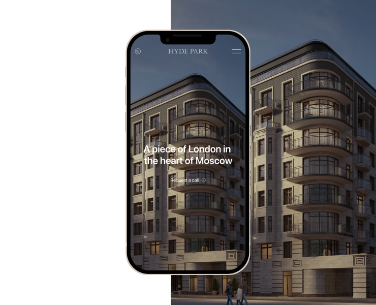 Hyde Park Club House website design concept — Интерфейсы на Dprofile