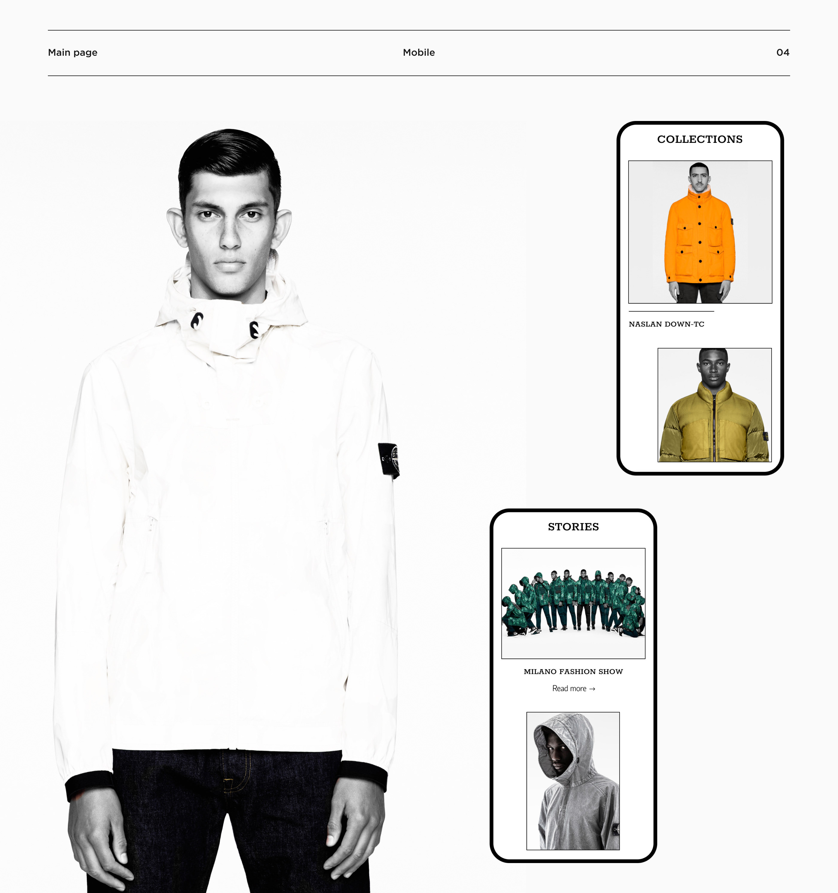 Stone Island website redesign concept — Изображение №4 — Интерфейсы на Dprofile