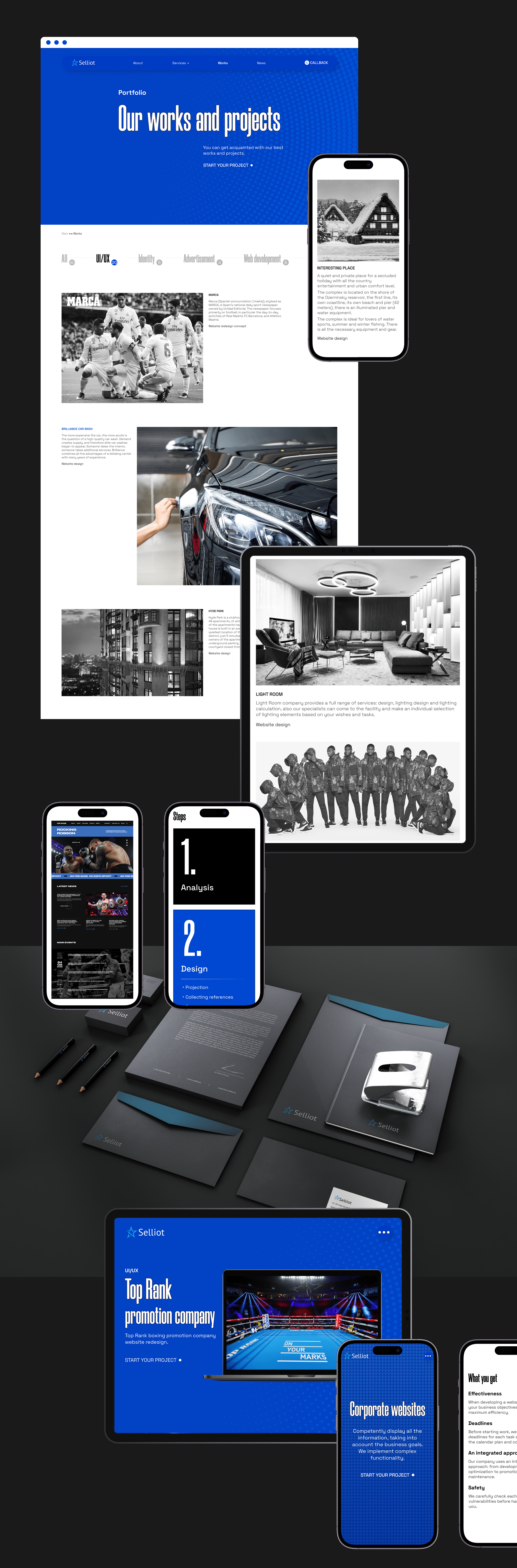 Selliot Agency Website Design — Изображение №4 — Интерфейсы на Dprofile