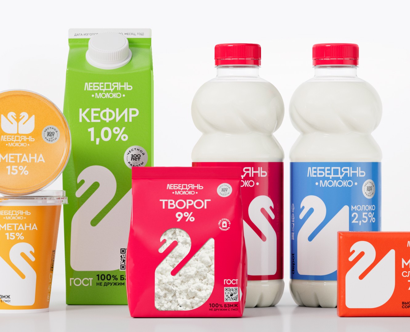Лебедяньмолоко: ребрендинг производителя молочных продуктов — Брендинг на Dprofile