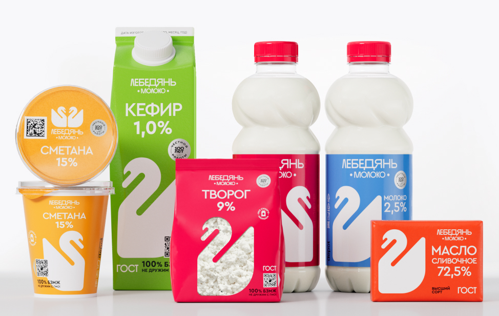 Лебедяньмолоко: ребрендинг производителя молочных продуктов — Изображение №1 — Брендинг на Dprofile