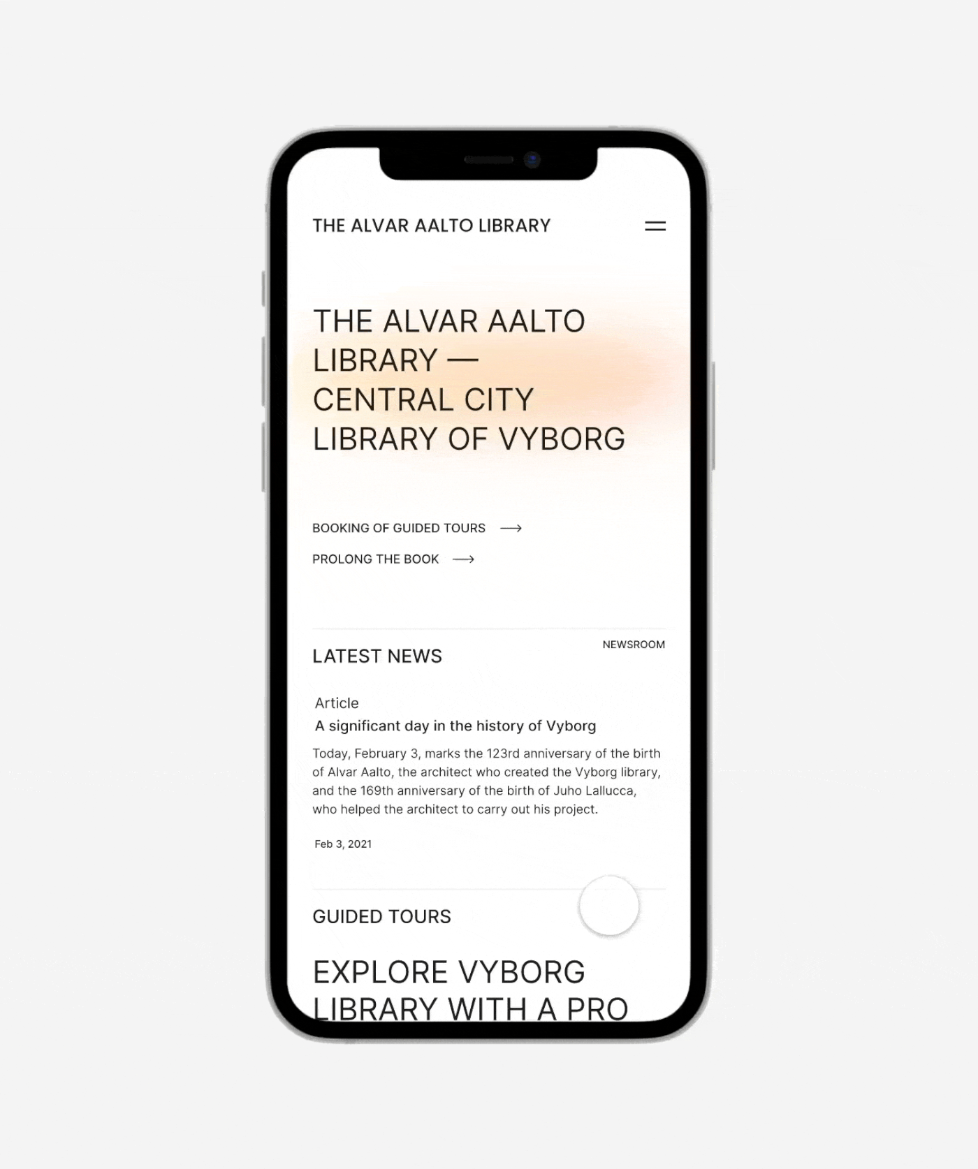 The Alvar Aalto Library — Изображение №8 — Интерфейсы, Графика, Анимация на Dprofile