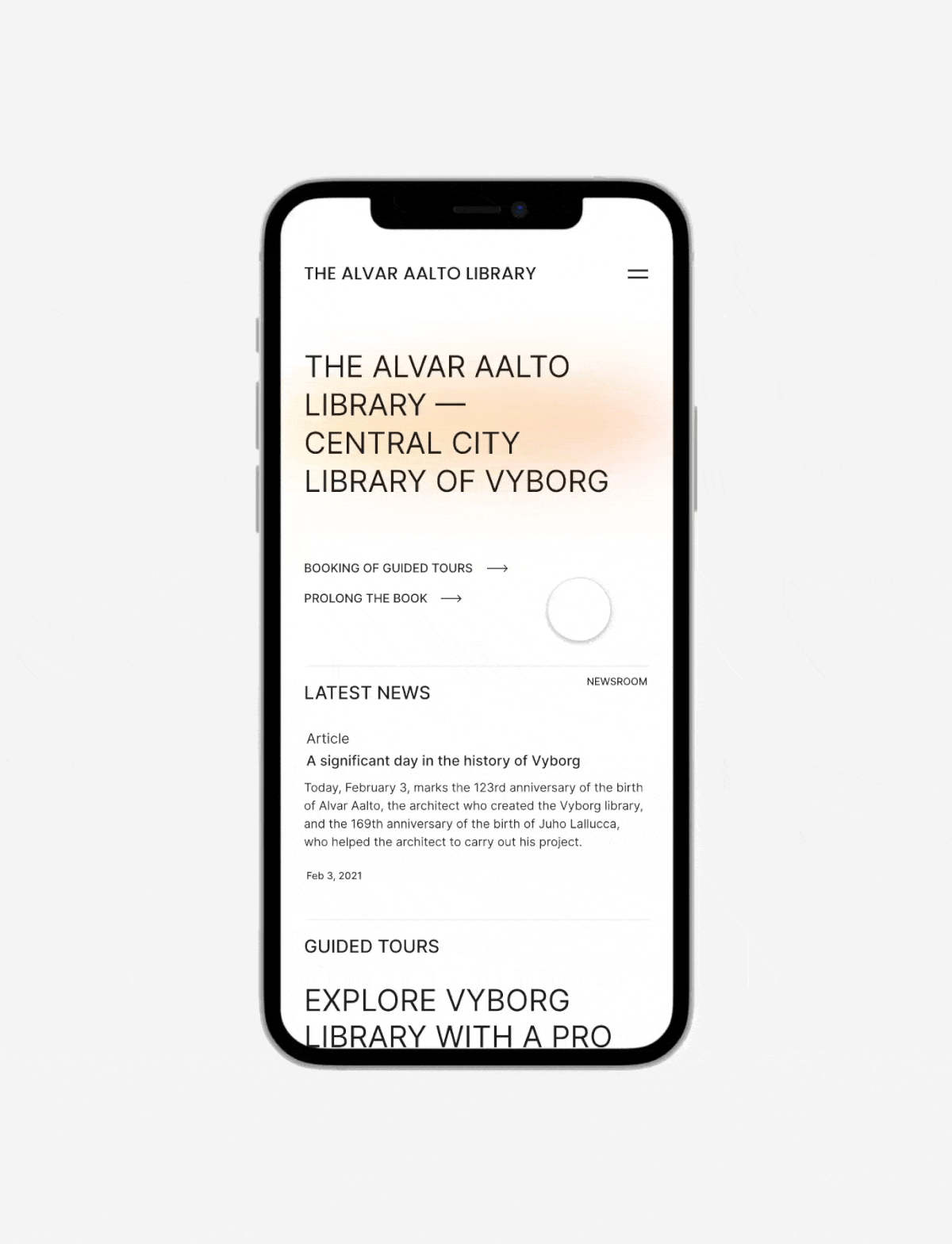 The Alvar Aalto Library — Изображение №17 — Интерфейсы, Графика, Анимация на Dprofile