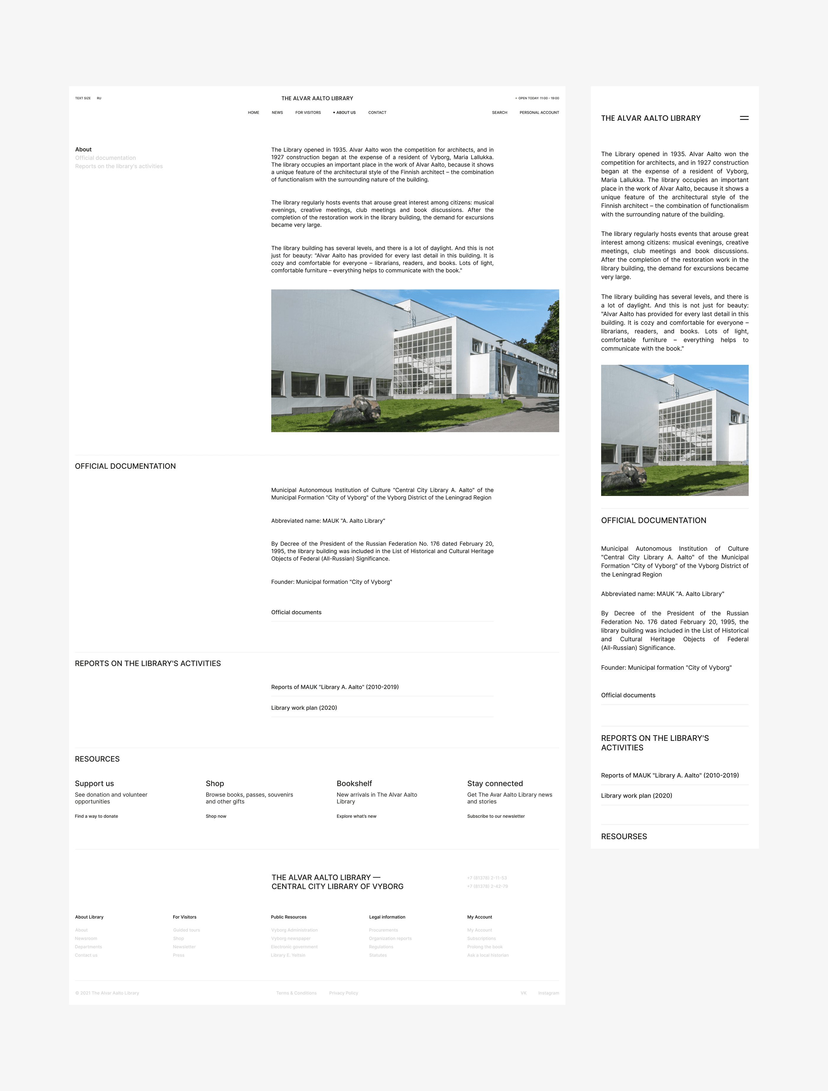 The Alvar Aalto Library — Изображение №16 — Интерфейсы, Графика, Анимация на Dprofile