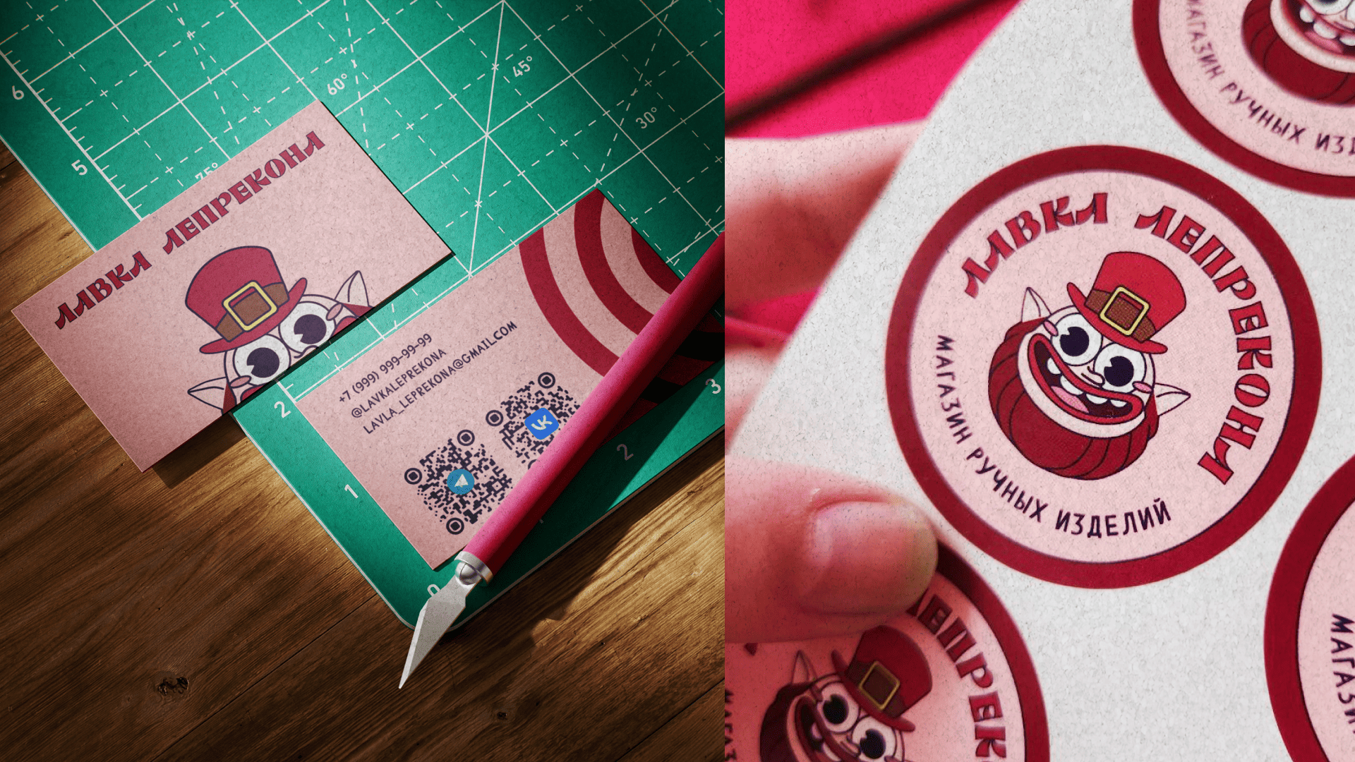 Айдентика Handmade магазина | Лавка Лепрекона — Изображение №8 — Брендинг, Иллюстрация на Dprofile