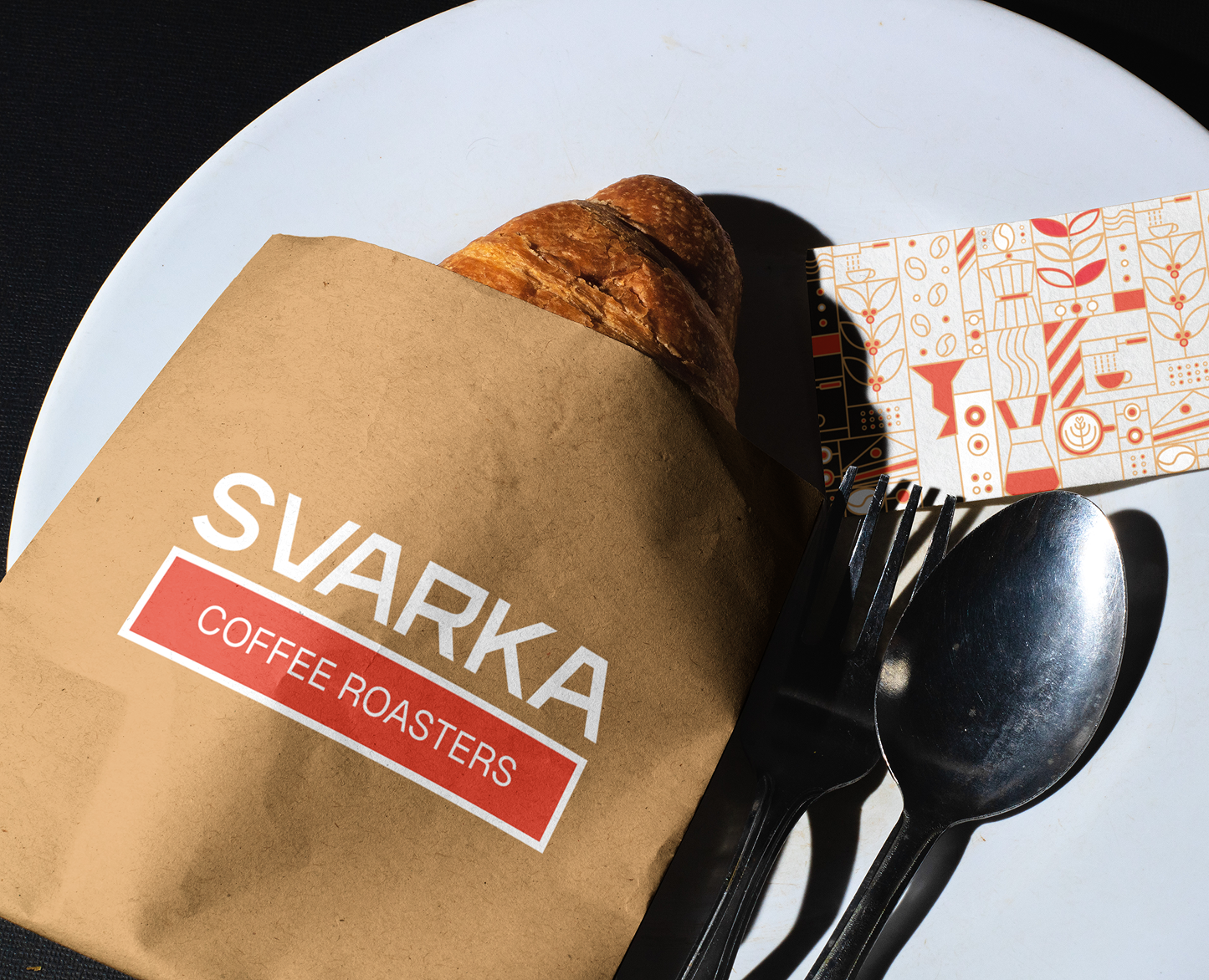 Айдентика для кофейни | Svarka Coffee Roasters на Dprofile