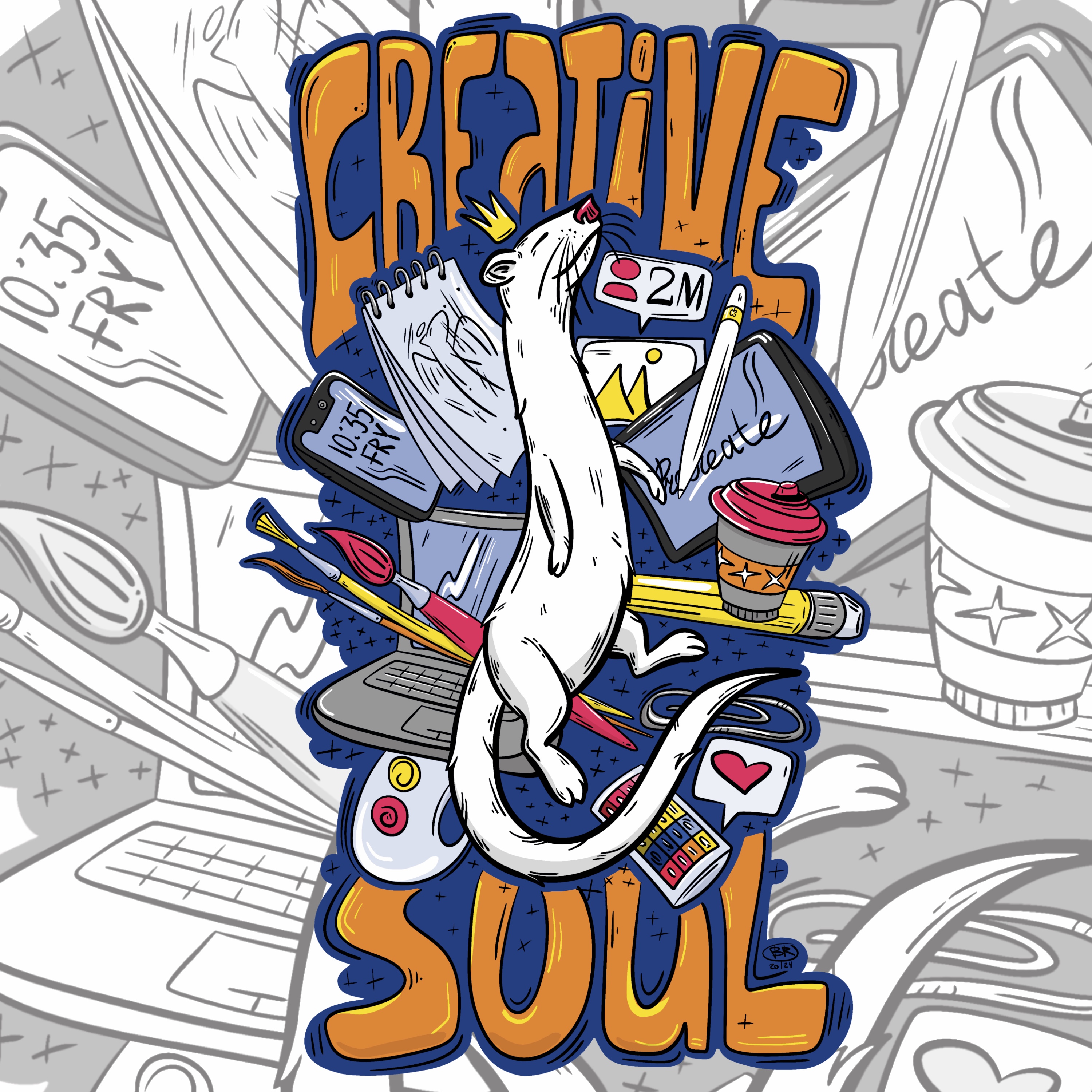 creative soul — Изображение №1 — Брендинг, Иллюстрация на Dprofile