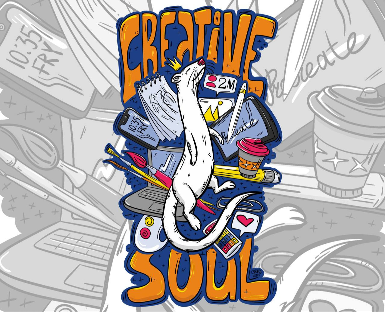 creative soul — Брендинг, Иллюстрация на Dprofile