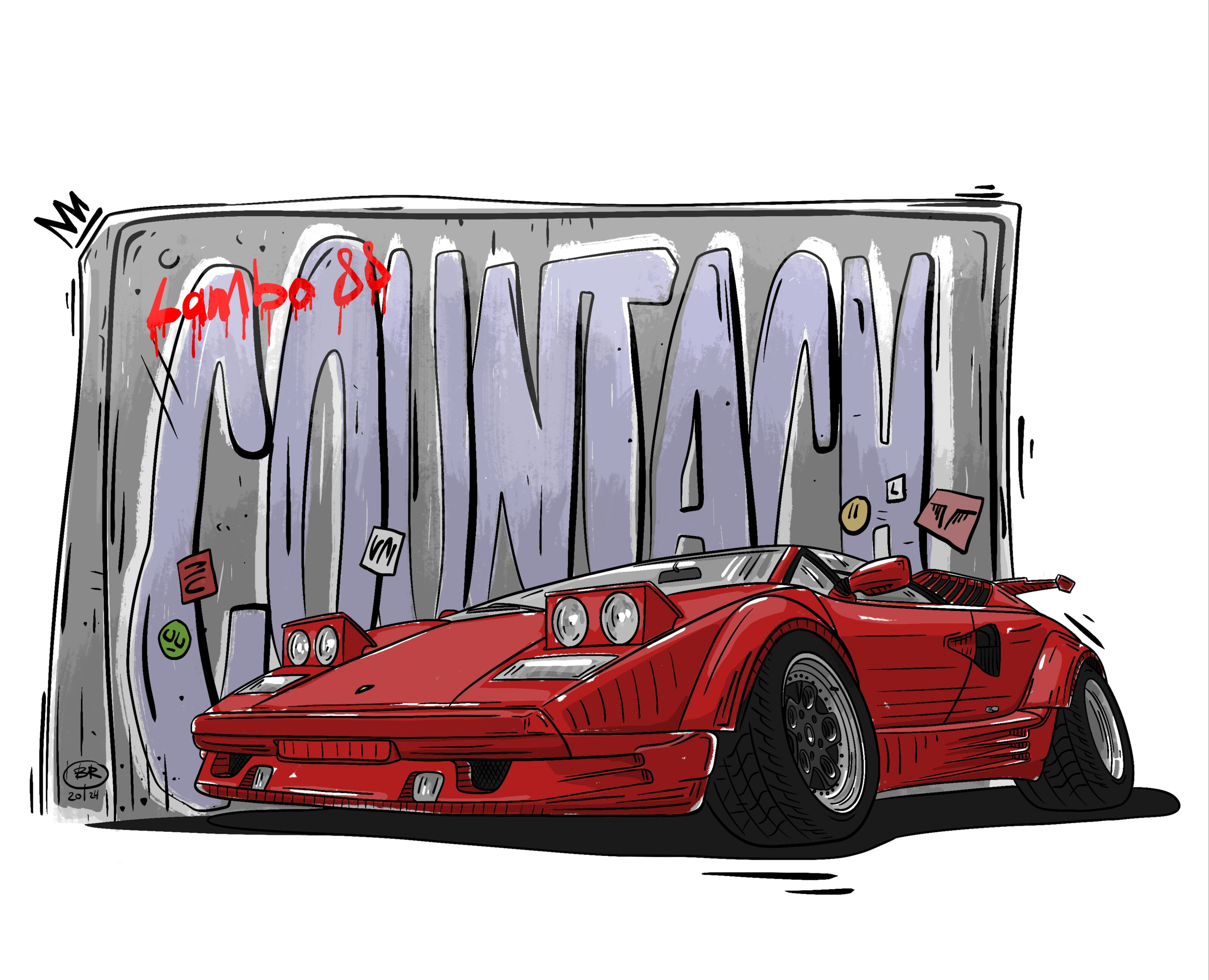 Илюстрации авто — Иллюстрация на Dprofile
