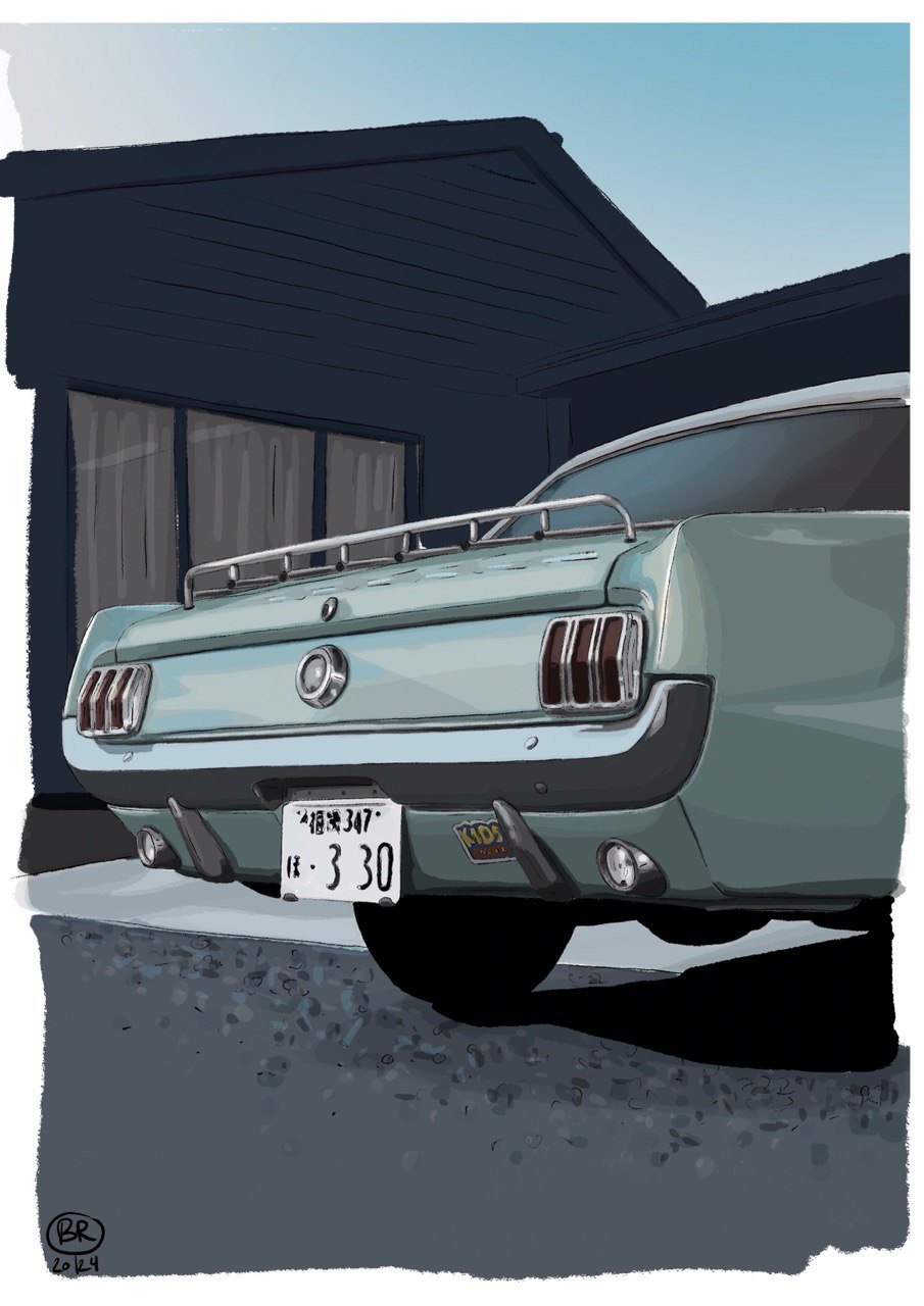 FORD MUSTANG 1965 — Изображение №4 — Иллюстрация на Dprofile