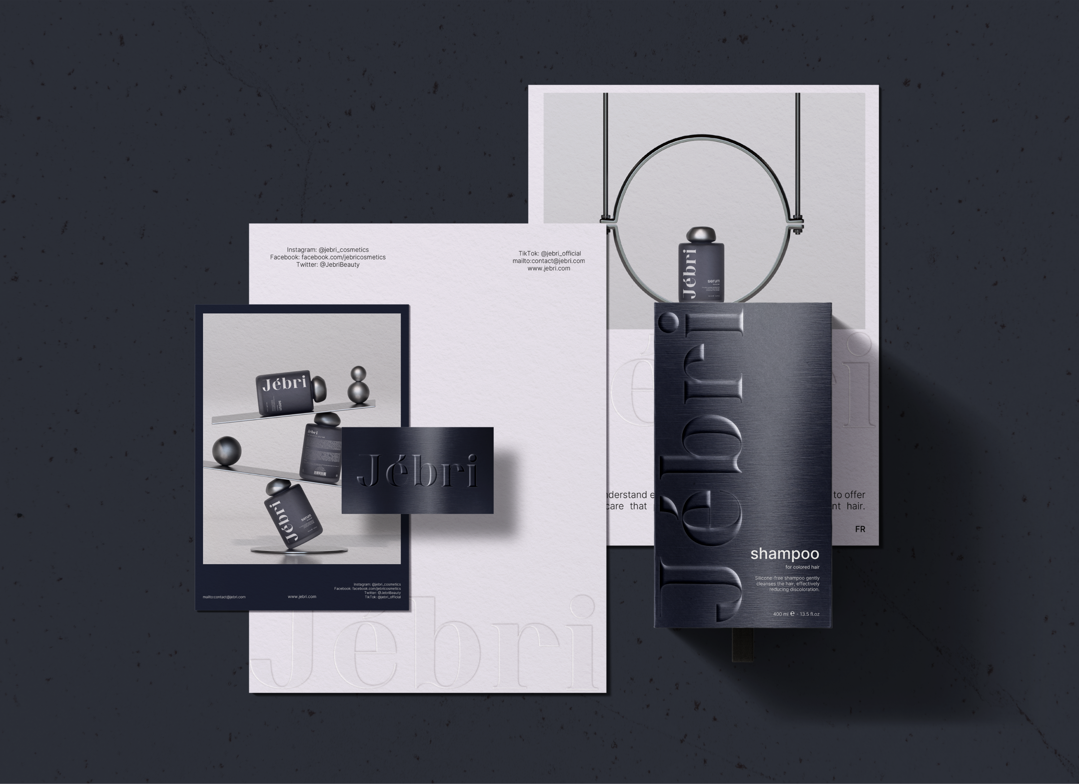 Jébri Cosmetics Brand Identity / Фирменный стиль — Изображение №5 — Брендинг, 3D на Dprofile