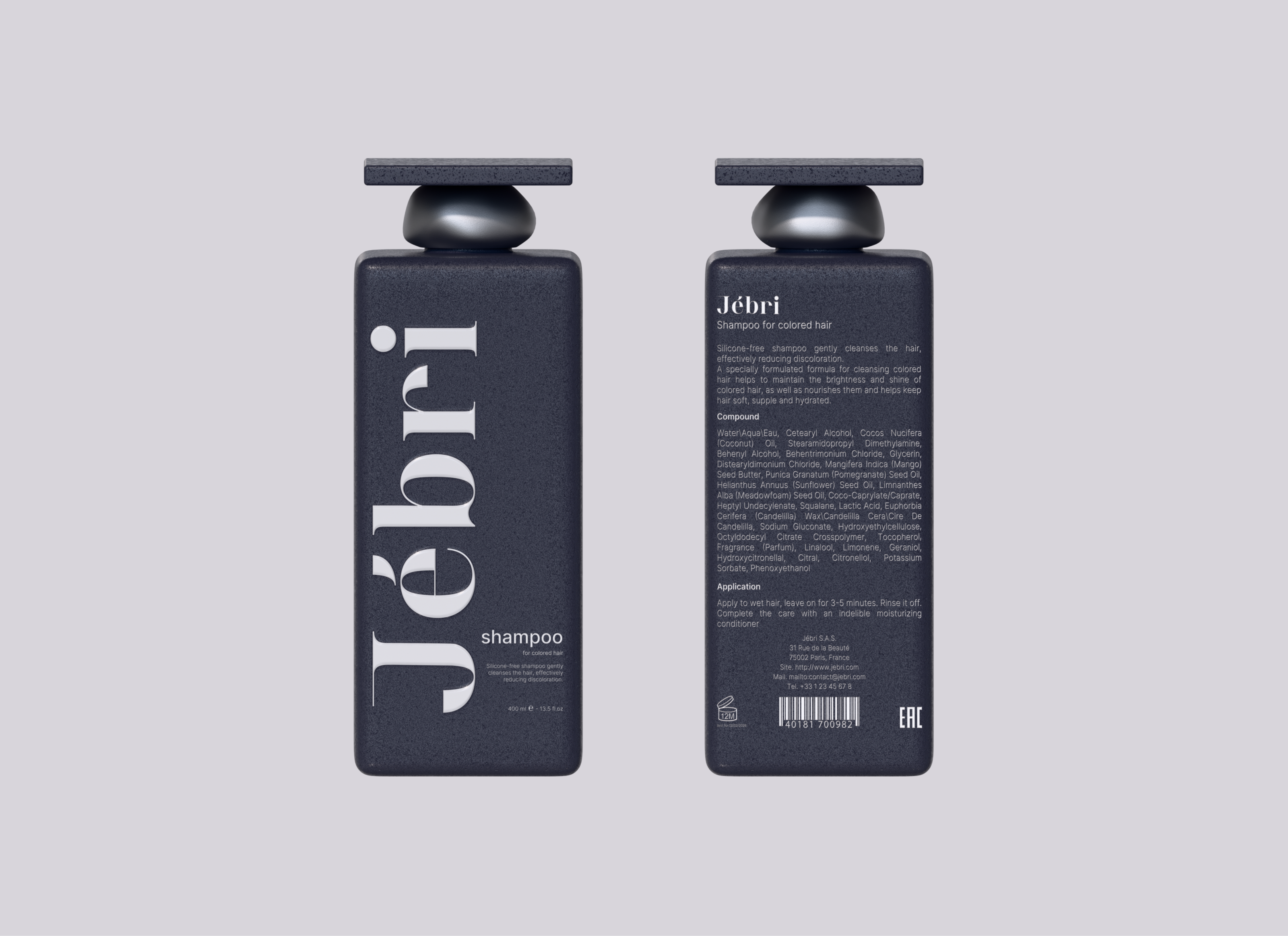 Jébri Cosmetics Brand Identity / Фирменный стиль — Изображение №11 — Брендинг, 3D на Dprofile