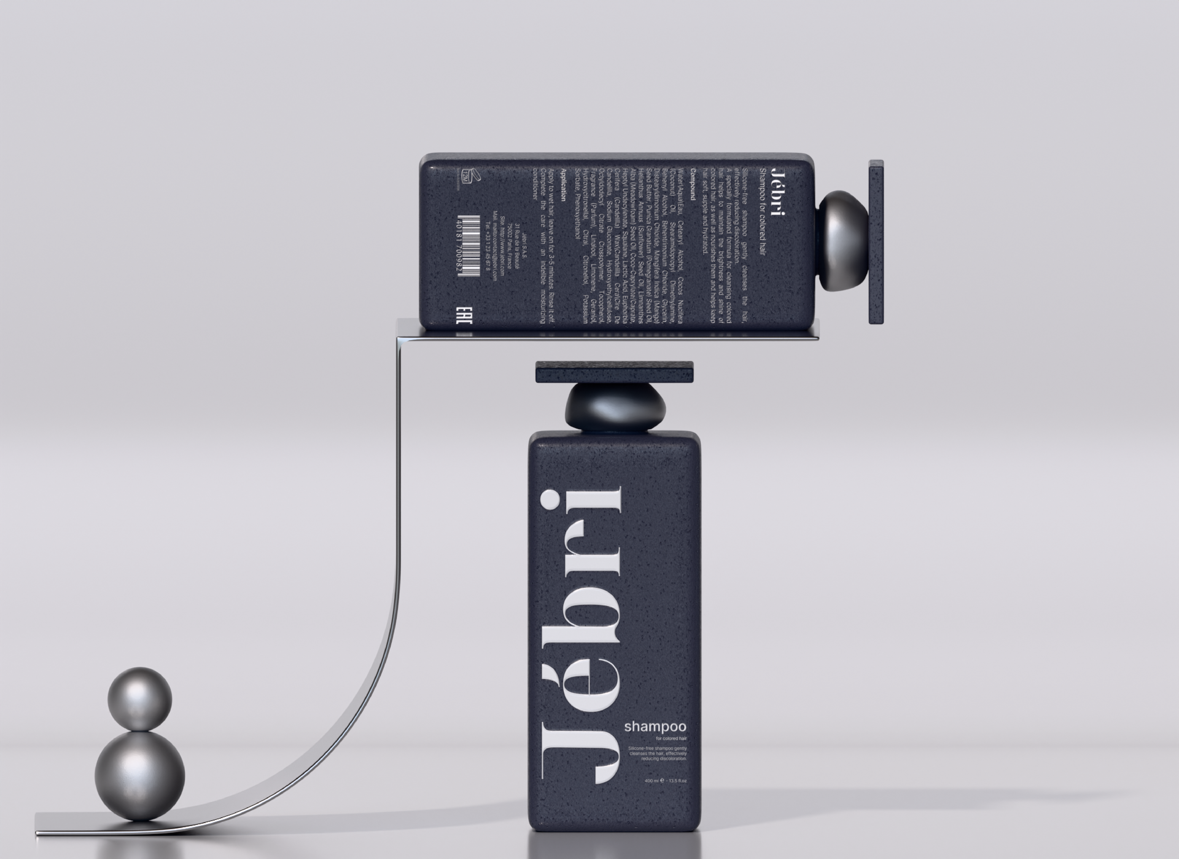 Jébri Cosmetics Brand Identity / Фирменный стиль — Изображение №10 — Брендинг, 3D на Dprofile