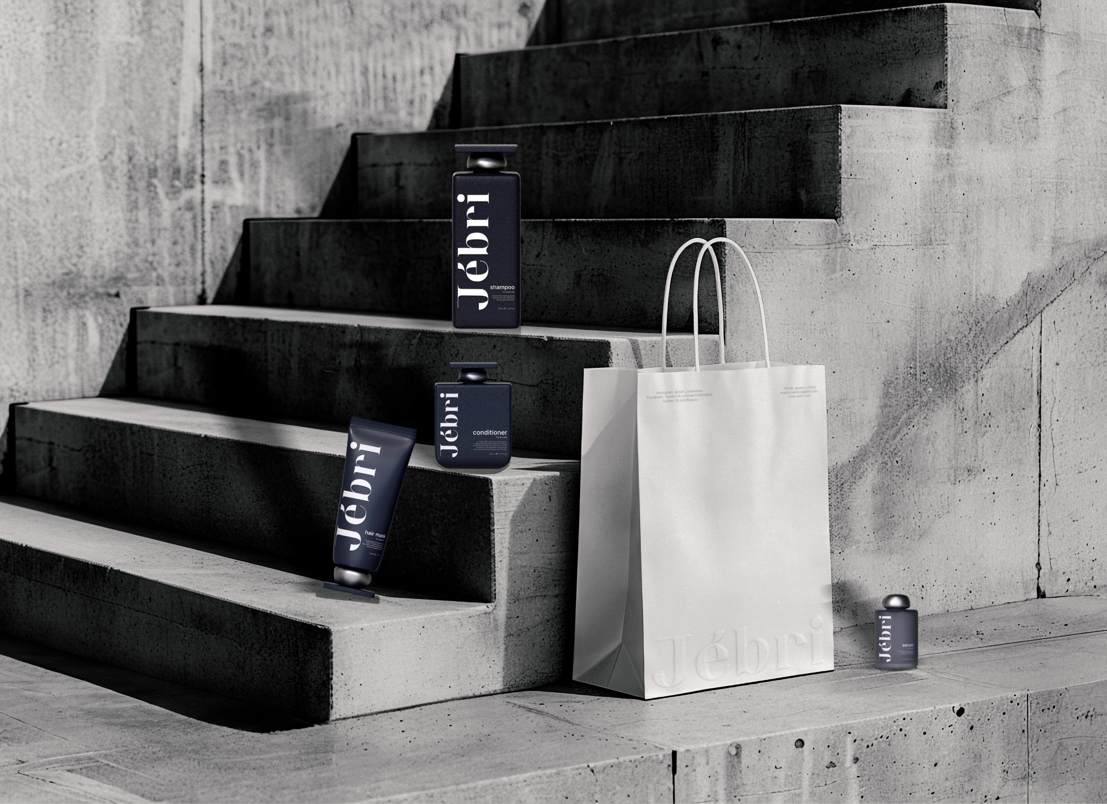 Jébri Cosmetics Brand Identity / Фирменный стиль — Изображение №9 — Брендинг, 3D на Dprofile