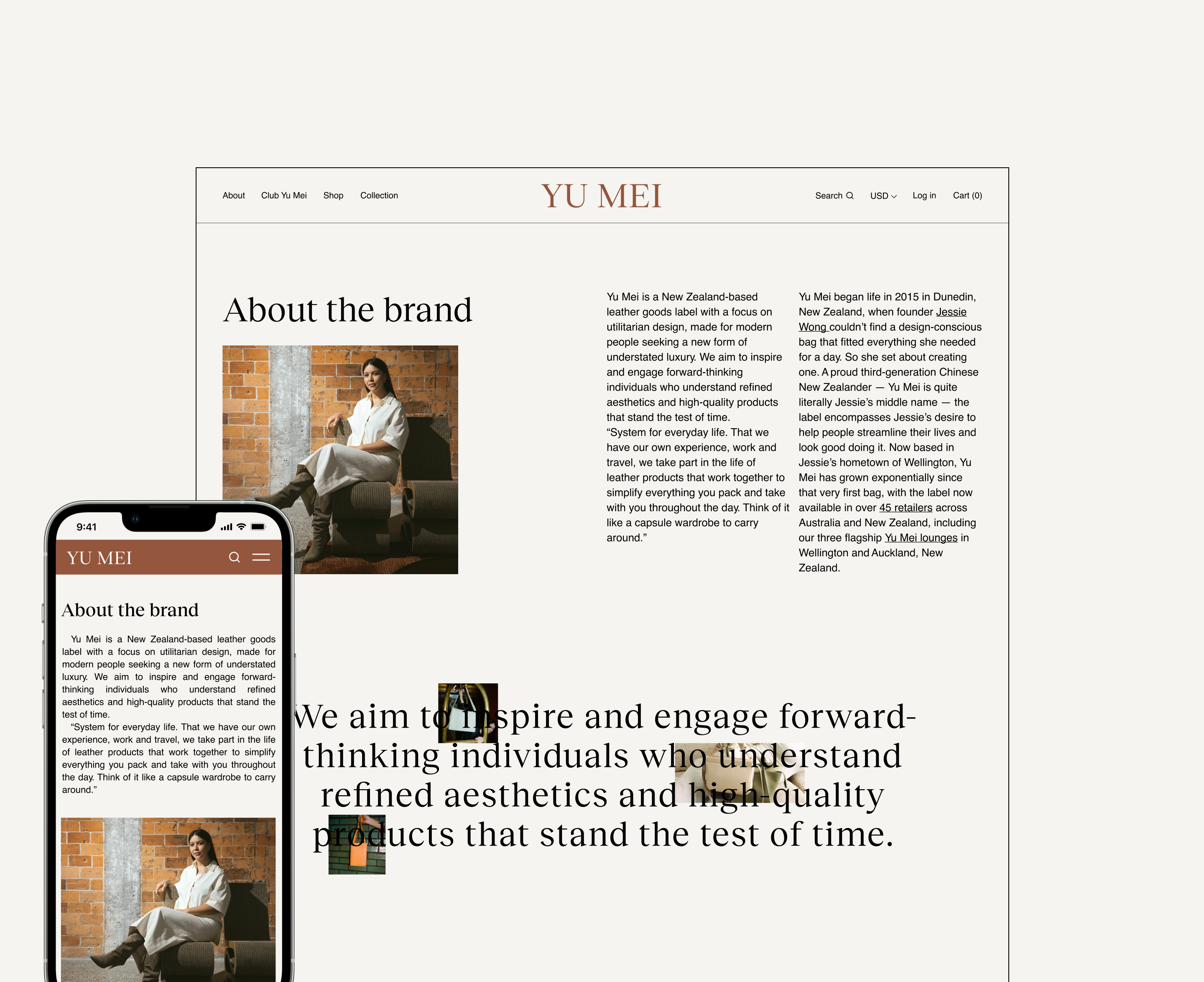 YU MEI — интернет-магазин — Изображение №15 — Интерфейсы на Dprofile