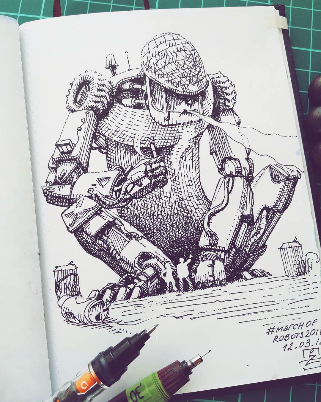 Несколько роботов — Изображение №14 — Иллюстрация, Графика на Dprofile
