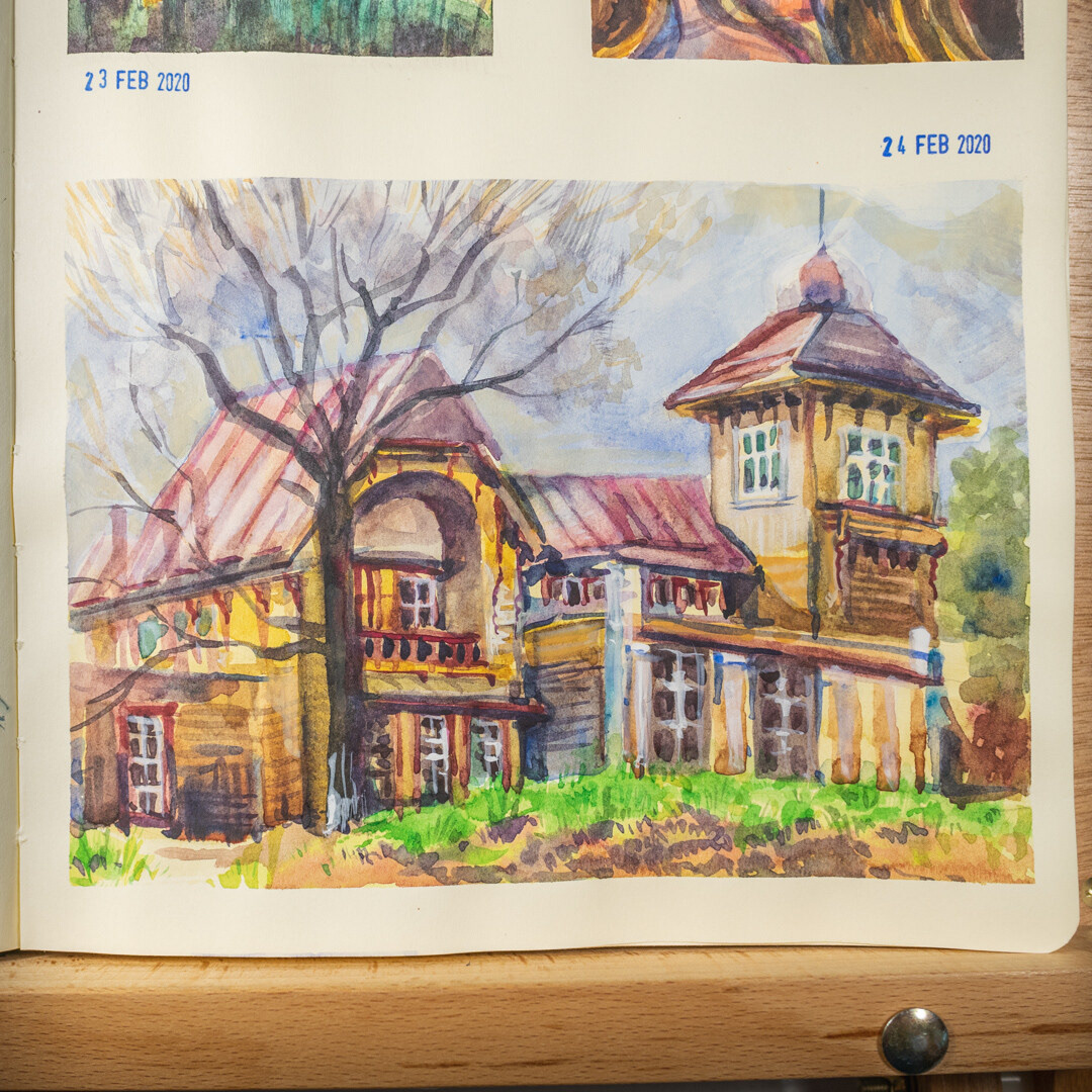 Architecture sketches — Изображение №10 — Иллюстрация, Графика на Dprofile