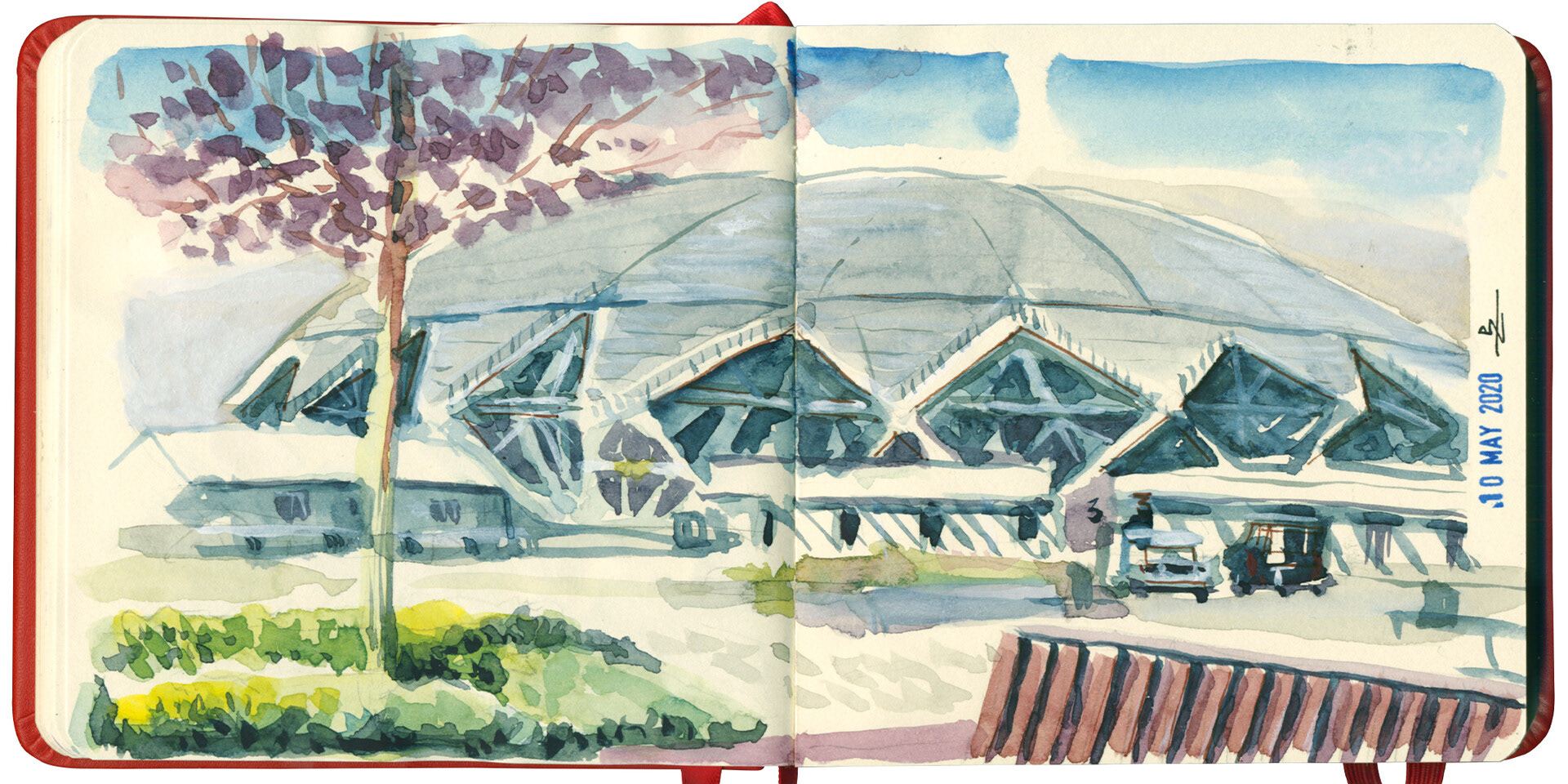 Architecture sketches — Изображение №7 — Иллюстрация, Графика на Dprofile