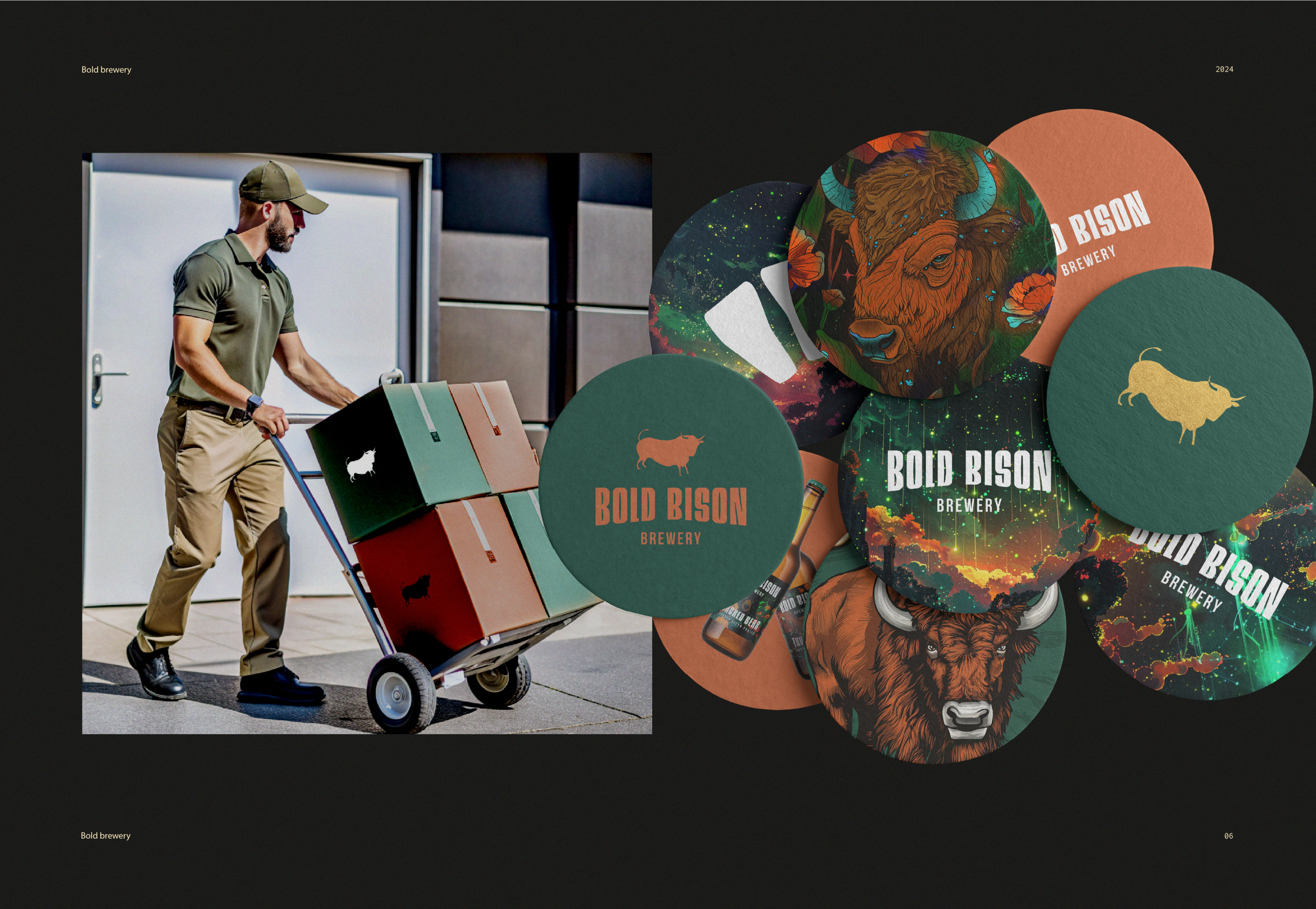 Branding || Bold Bison brewery — Изображение №9 — Брендинг на Dprofile