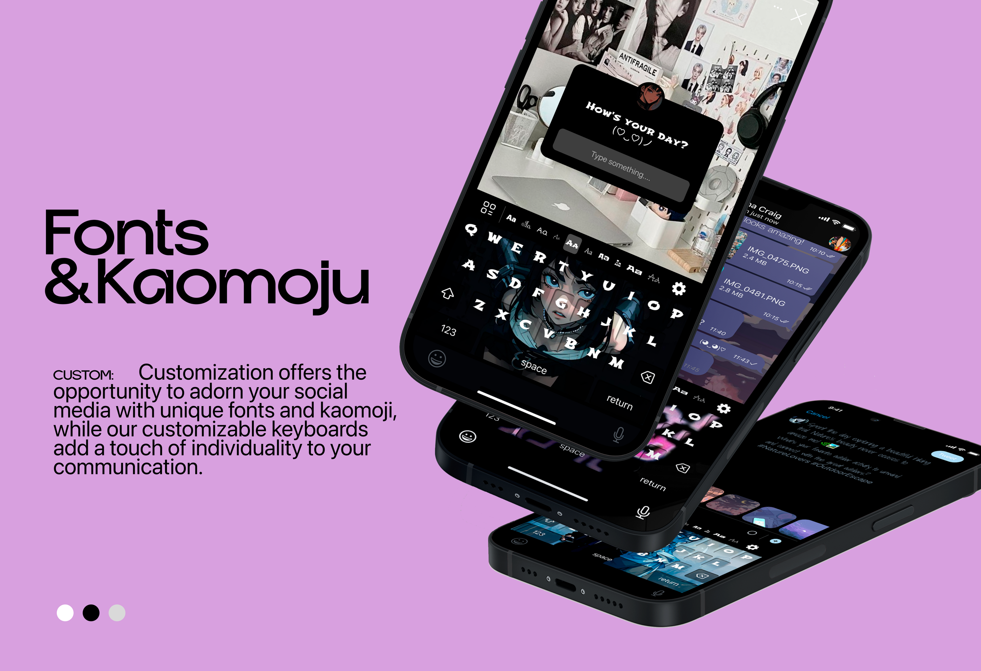 Ios Keyboard Custom Custom: Fonts & Keyboards IOS App — Dprofile