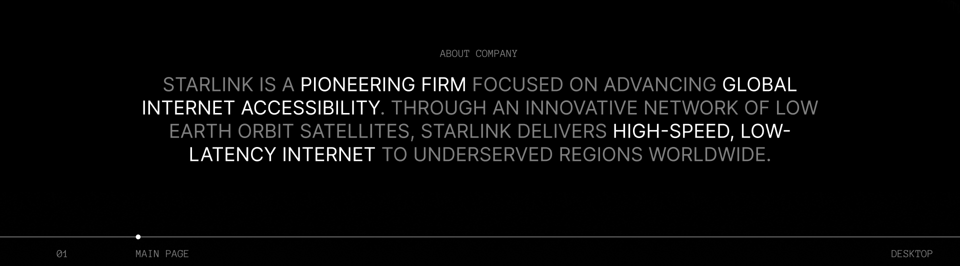 Starlink / Redesign concept — Изображение №2 — Интерфейсы, Анимация на Dprofile