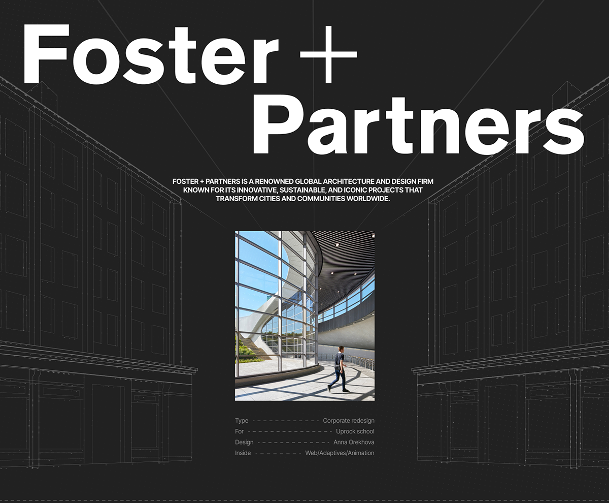 Foster+Partners / corporate website — Изображение №1 — Интерфейсы, Анимация на Dprofile