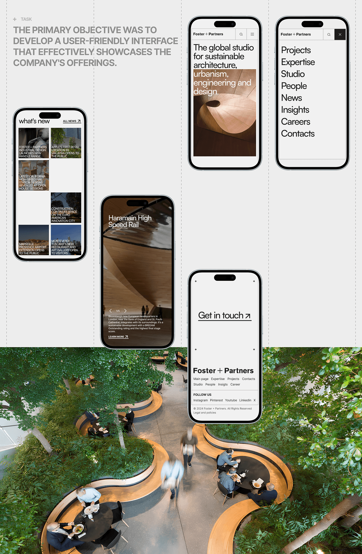 Foster+Partners / corporate website — Изображение №2 — Интерфейсы, Анимация на Dprofile