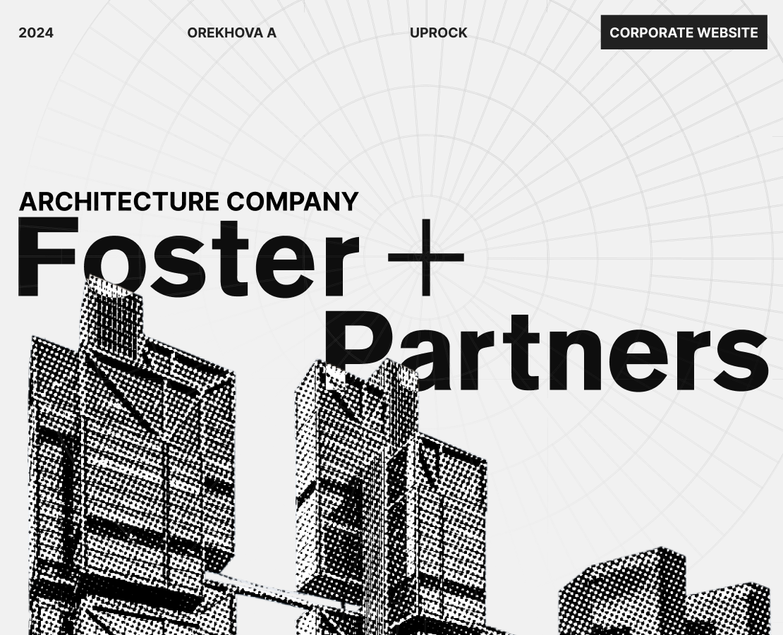 Foster+Partners / corporate website — Интерфейсы, Анимация на Dprofile