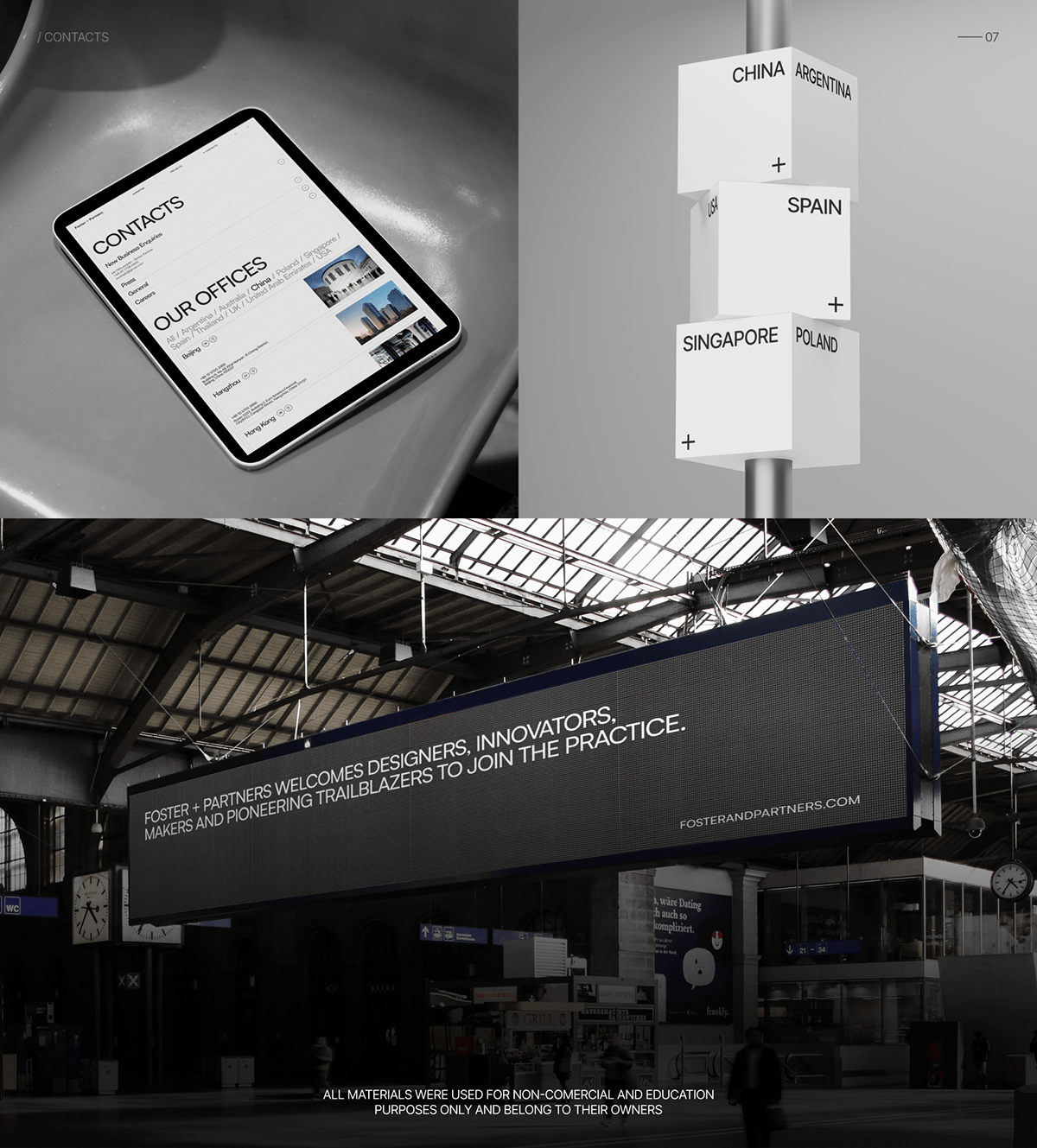 Foster+Partners / corporate website — Изображение №12 — Интерфейсы, Анимация на Dprofile