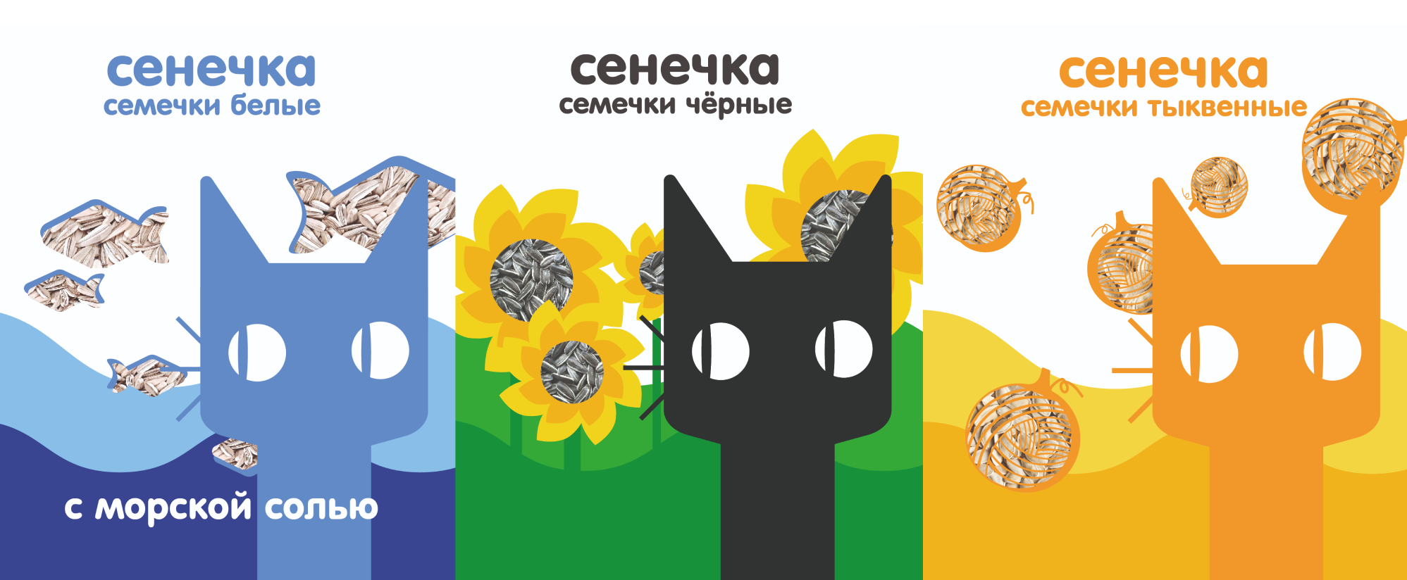 Дизайн упаковки семечек "Сенечка" — Изображение №5 — Брендинг, Графика на Dprofile