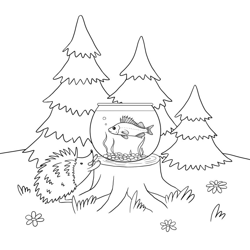 Иллюстрации для методического пособия по изучению алфавита — Изображение №13 — Иллюстрация на Dprofile