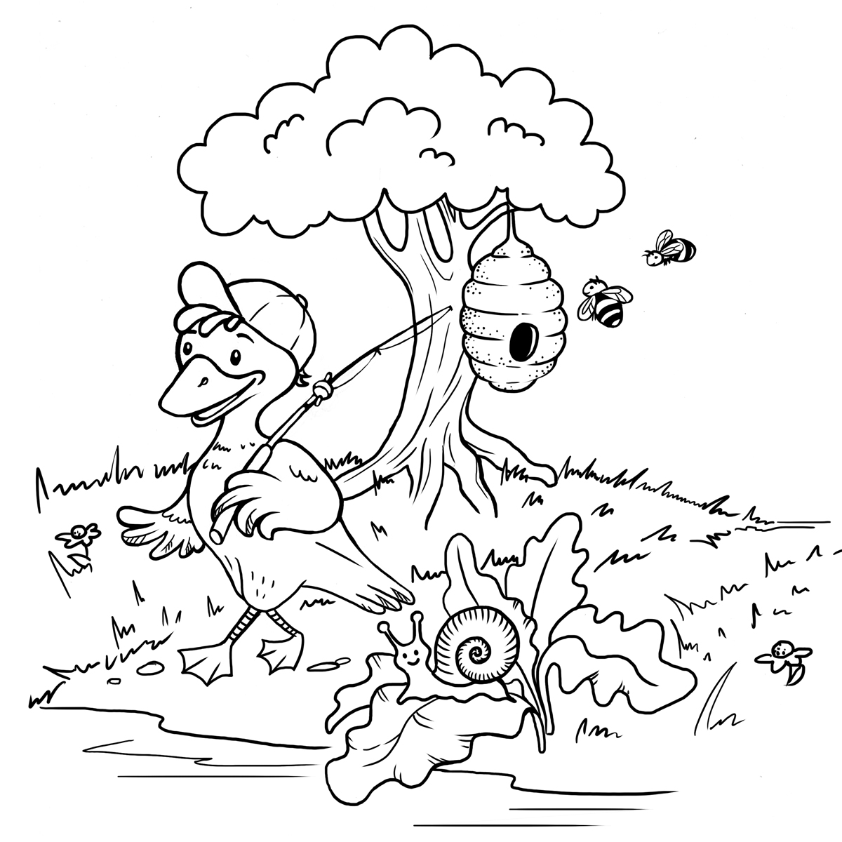 Иллюстрации для методического пособия по изучению алфавита — Изображение №11 — Иллюстрация на Dprofile