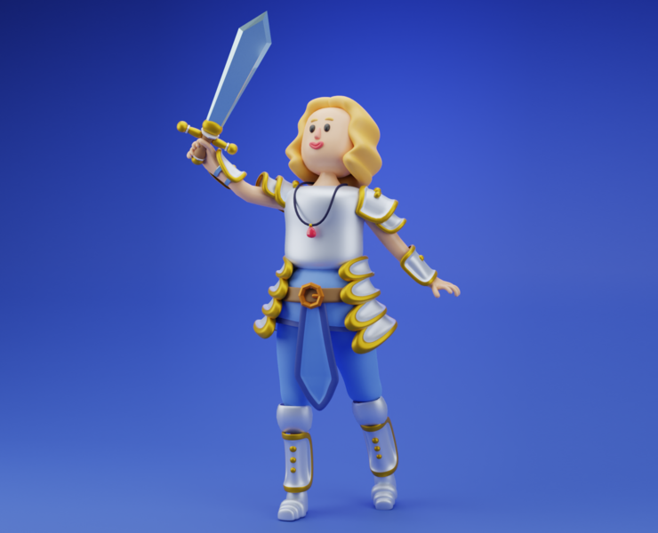 WWarrior — Иллюстрация, 3D на Dprofile
